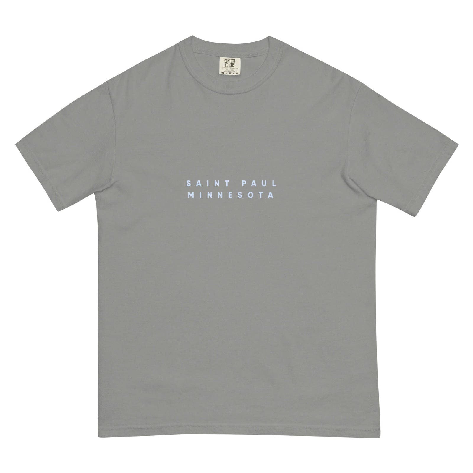 City Shirt Co Saint Paul Comfort Colors T-Shirt Grey / S