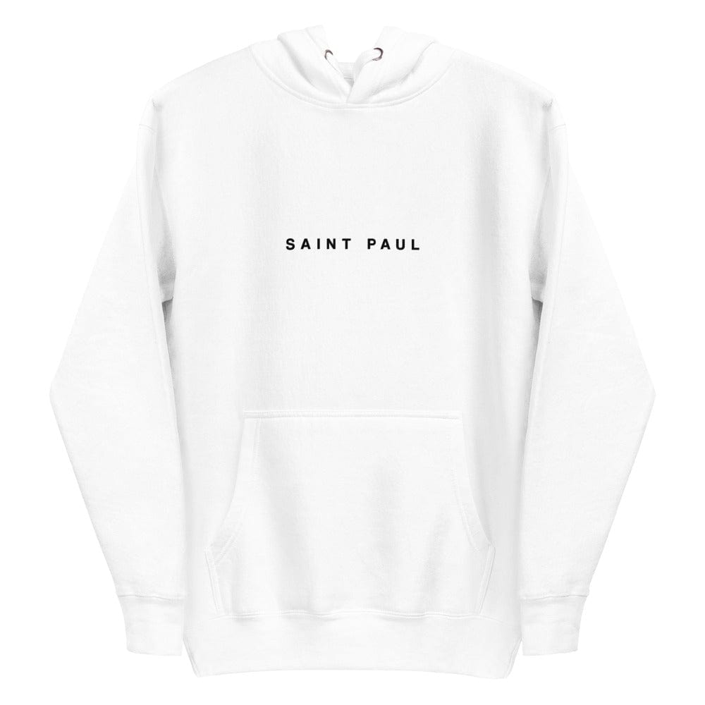 City Shirt Co Saint Paul Hoodie White / S