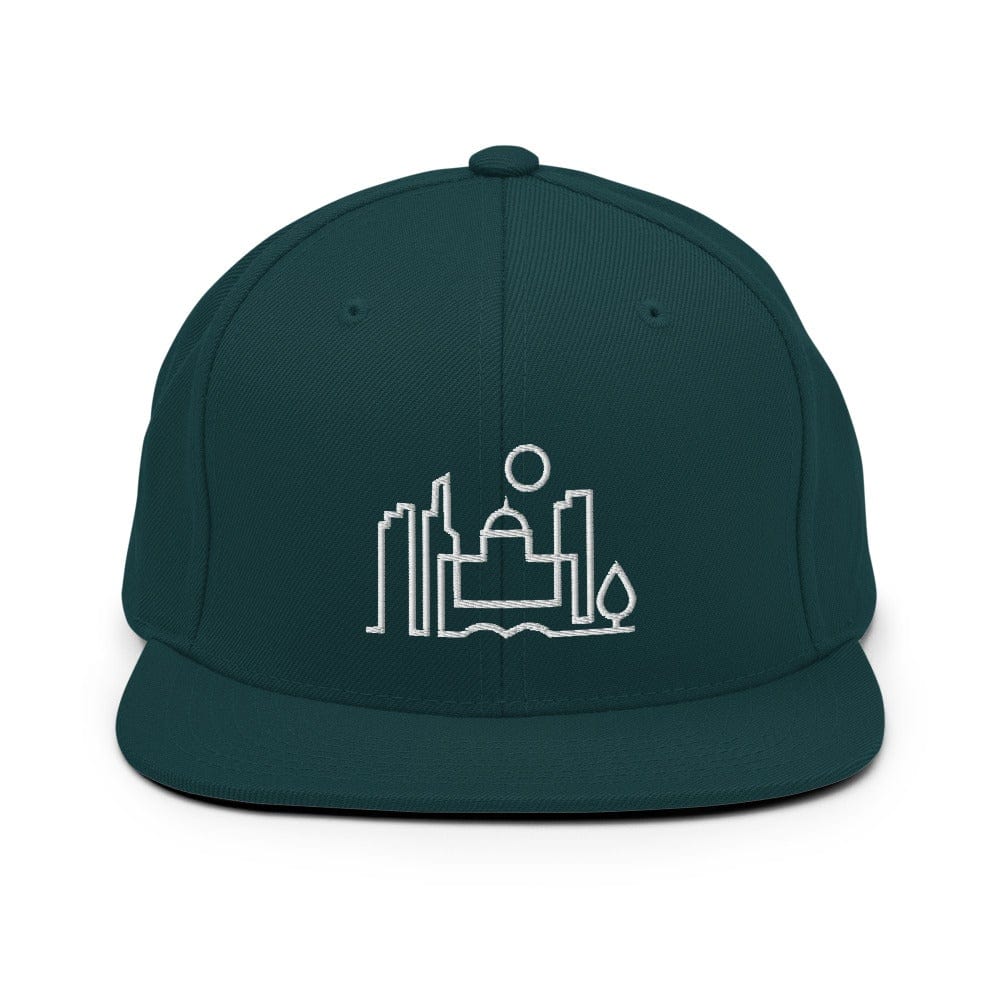 City Shirt Co Saint Paul Urban Dweller Snapback Hat Spruce Saint Paul Urban Dweller Snapback Hat | City Shirt Co