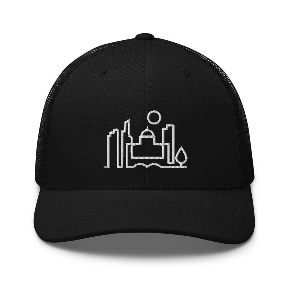 City Shirt Co Saint Paul Urban Dweller Trucker Hat Black Saint Paul Urban Dweller Trucker Hat | City Shirt Co