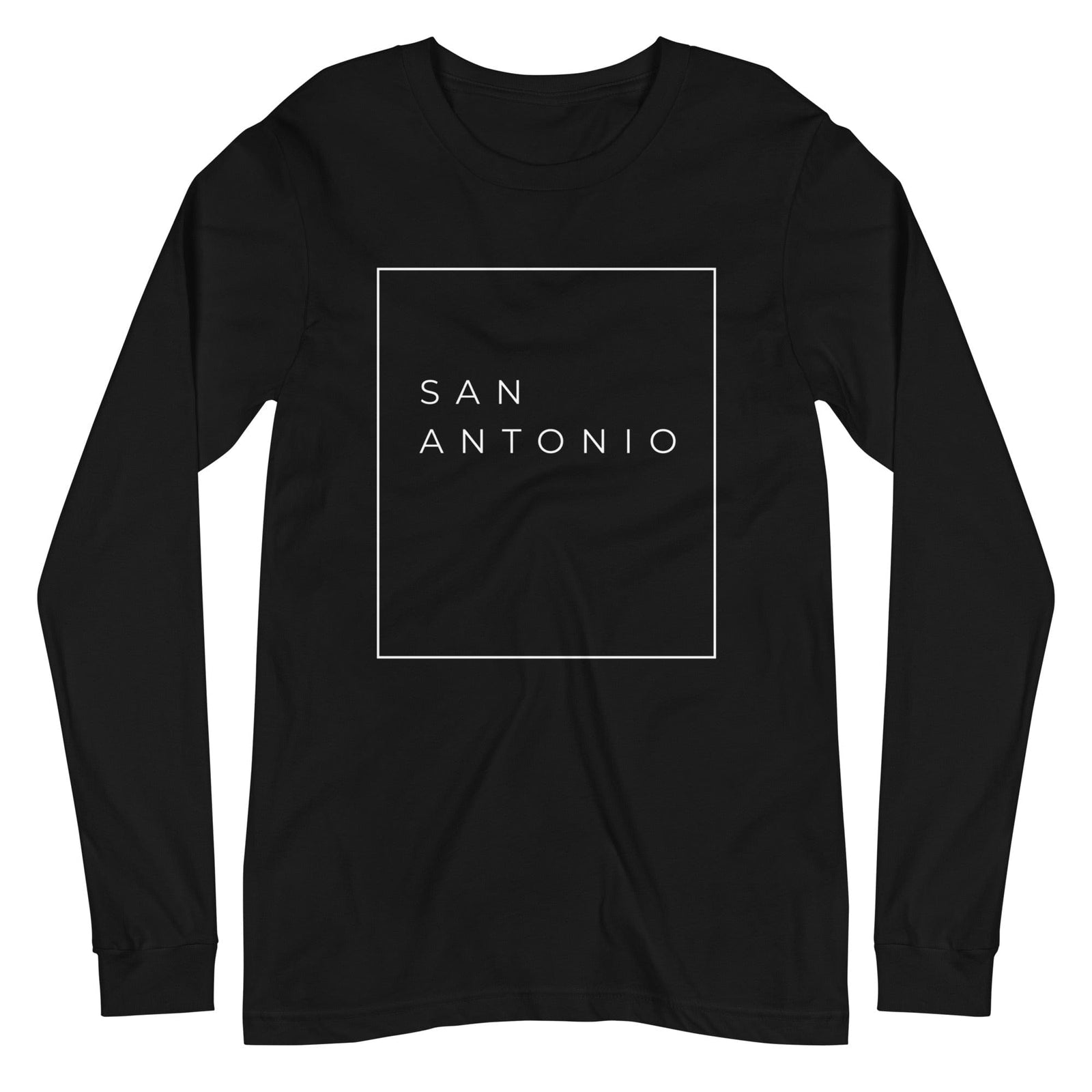 City Shirt Co San Antonio Essential Long Sleeve T-Shirt Black / XS