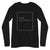 City Shirt Co San Antonio Essential Long Sleeve T-Shirt Black / XS