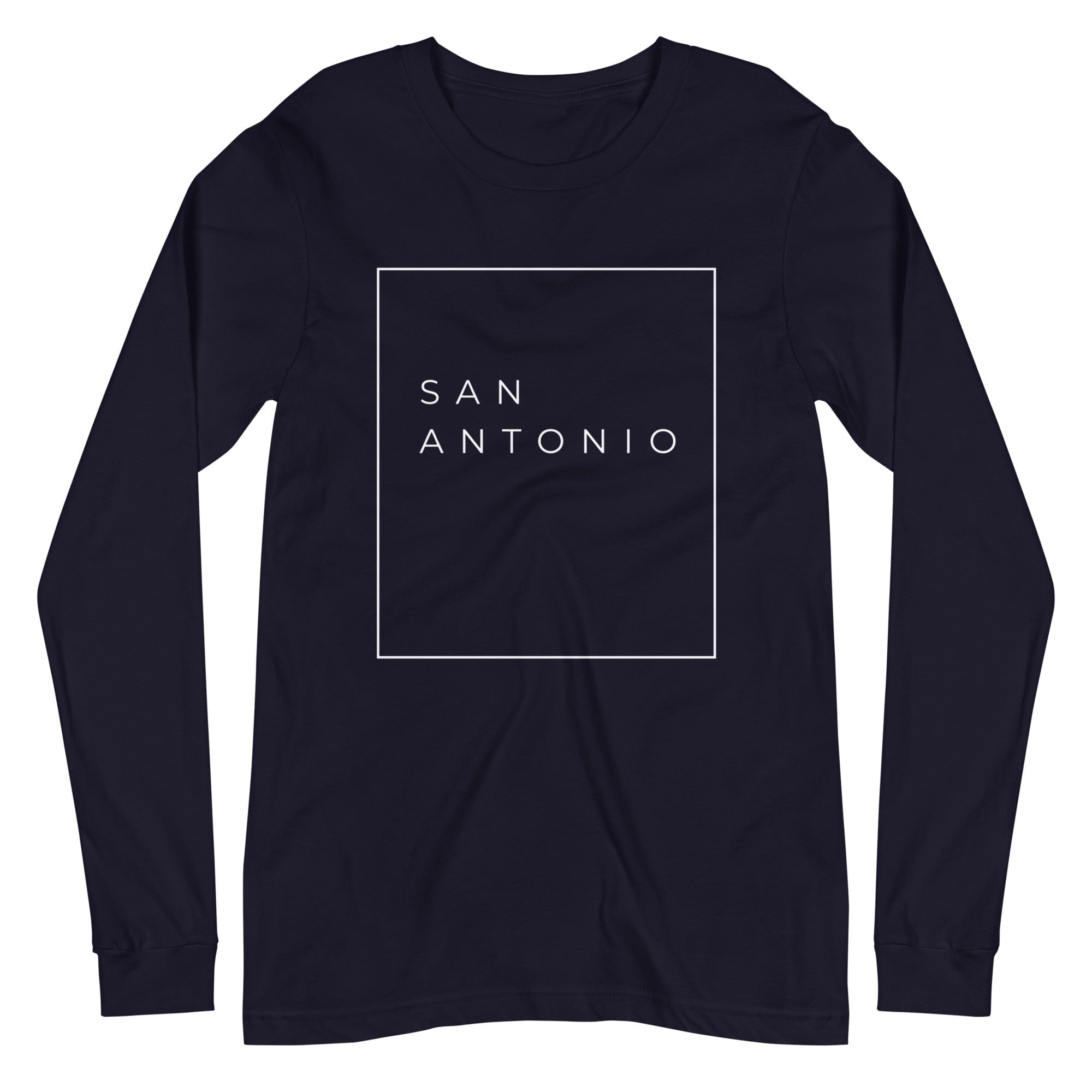City Shirt Co San Antonio Essential Long Sleeve T-Shirt Navy / XS