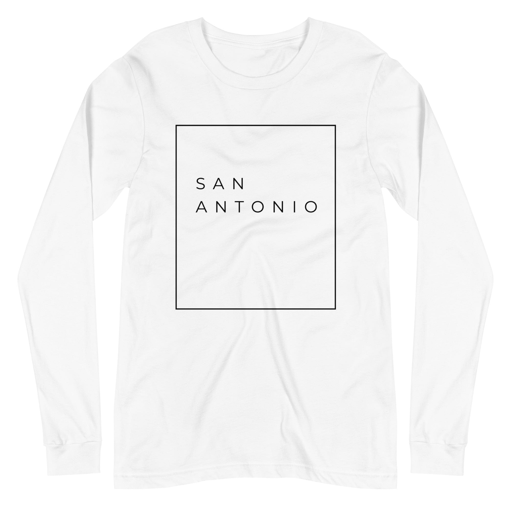 City Shirt Co San Antonio Essential Long Sleeve T-Shirt White / XS