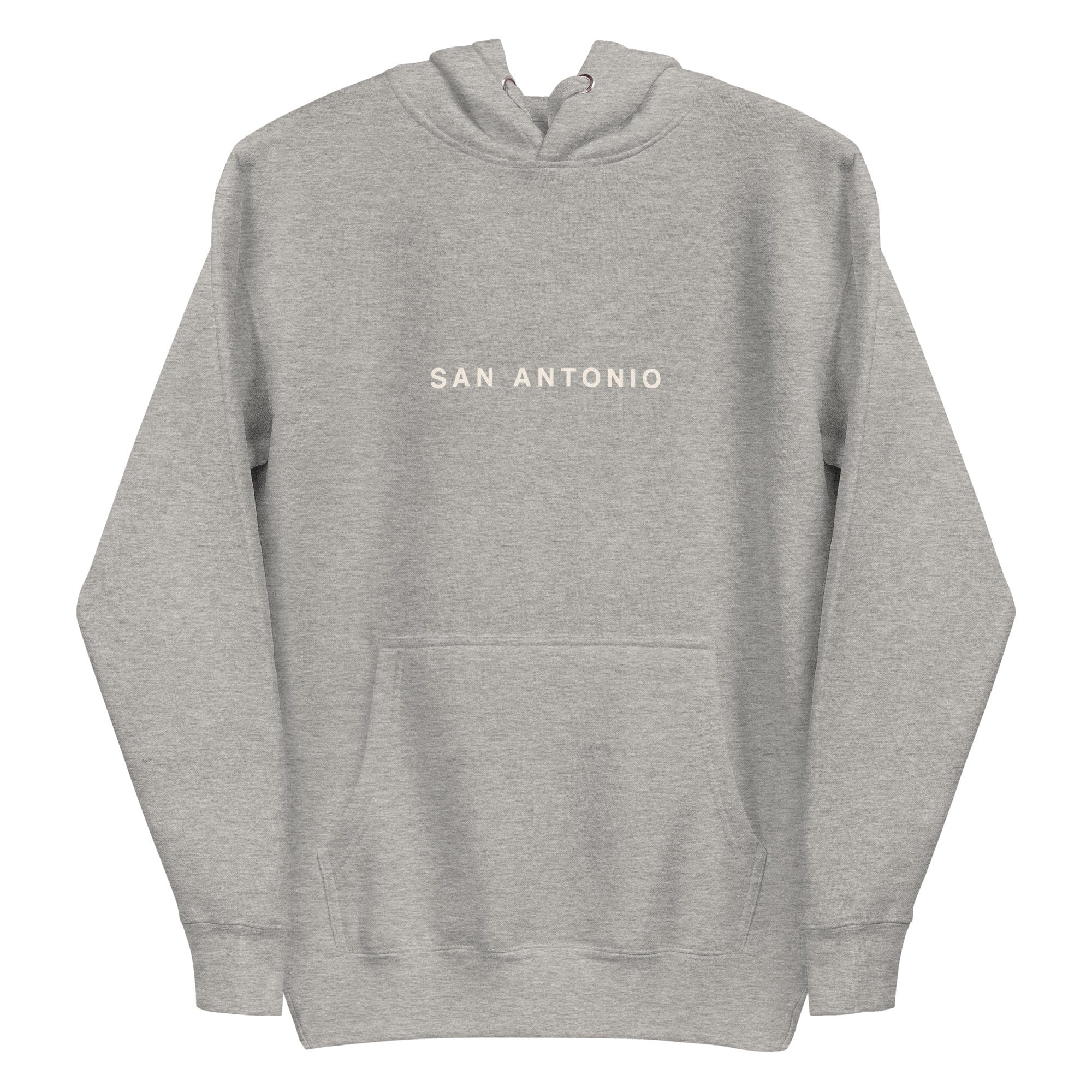City Shirt Co San Antonio Hoodie Carbon Grey / S