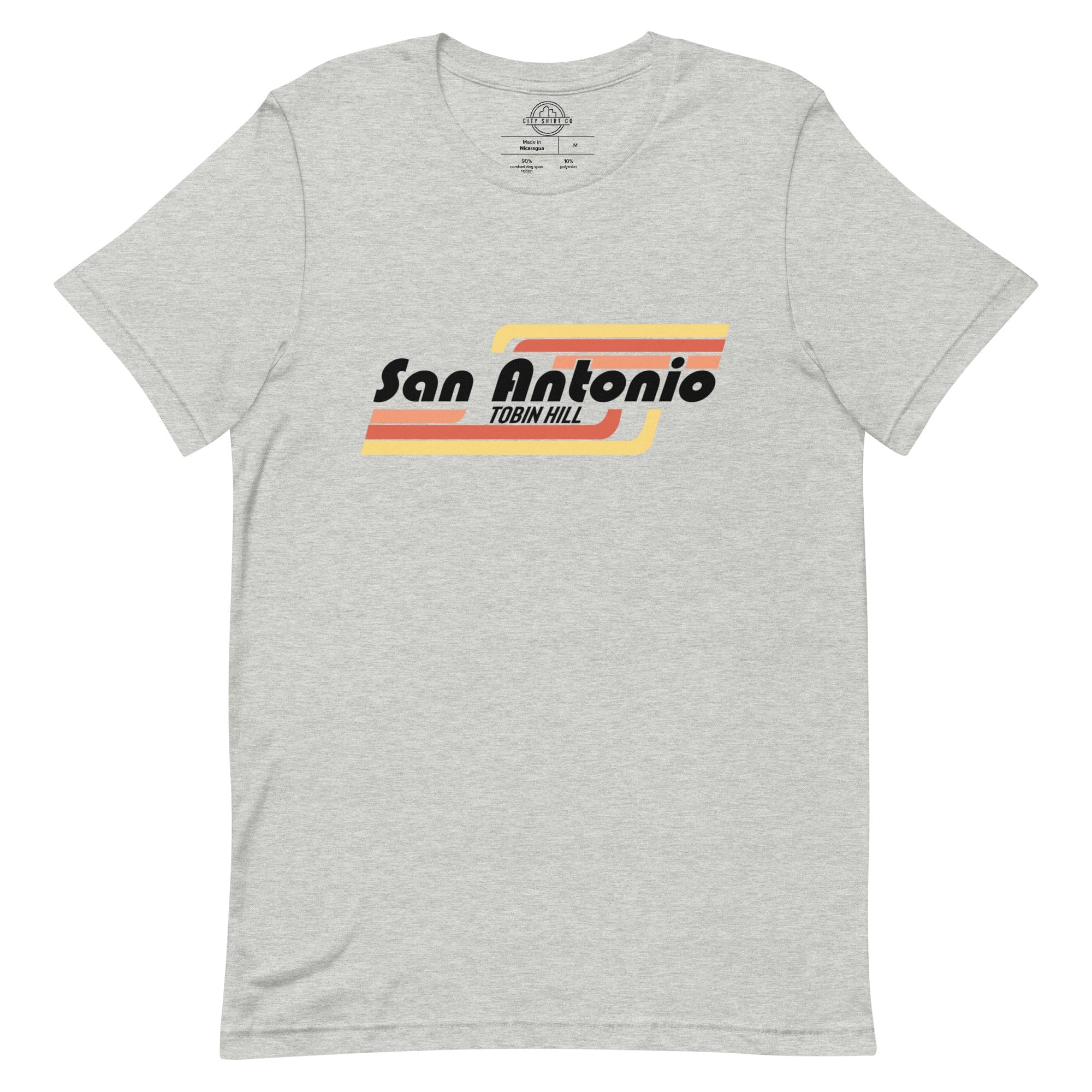 City Shirt Co San Antonio | Tobin Hill Neighborhood T Shirt Athletic Heather / XS