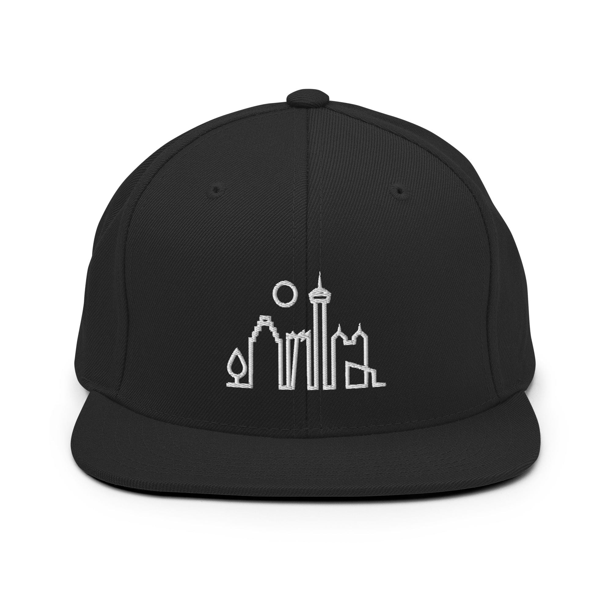 City Shirt Co San Antonio Urban Dweller Snapback Hat Black
