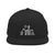 City Shirt Co San Antonio Urban Dweller Snapback Hat Black