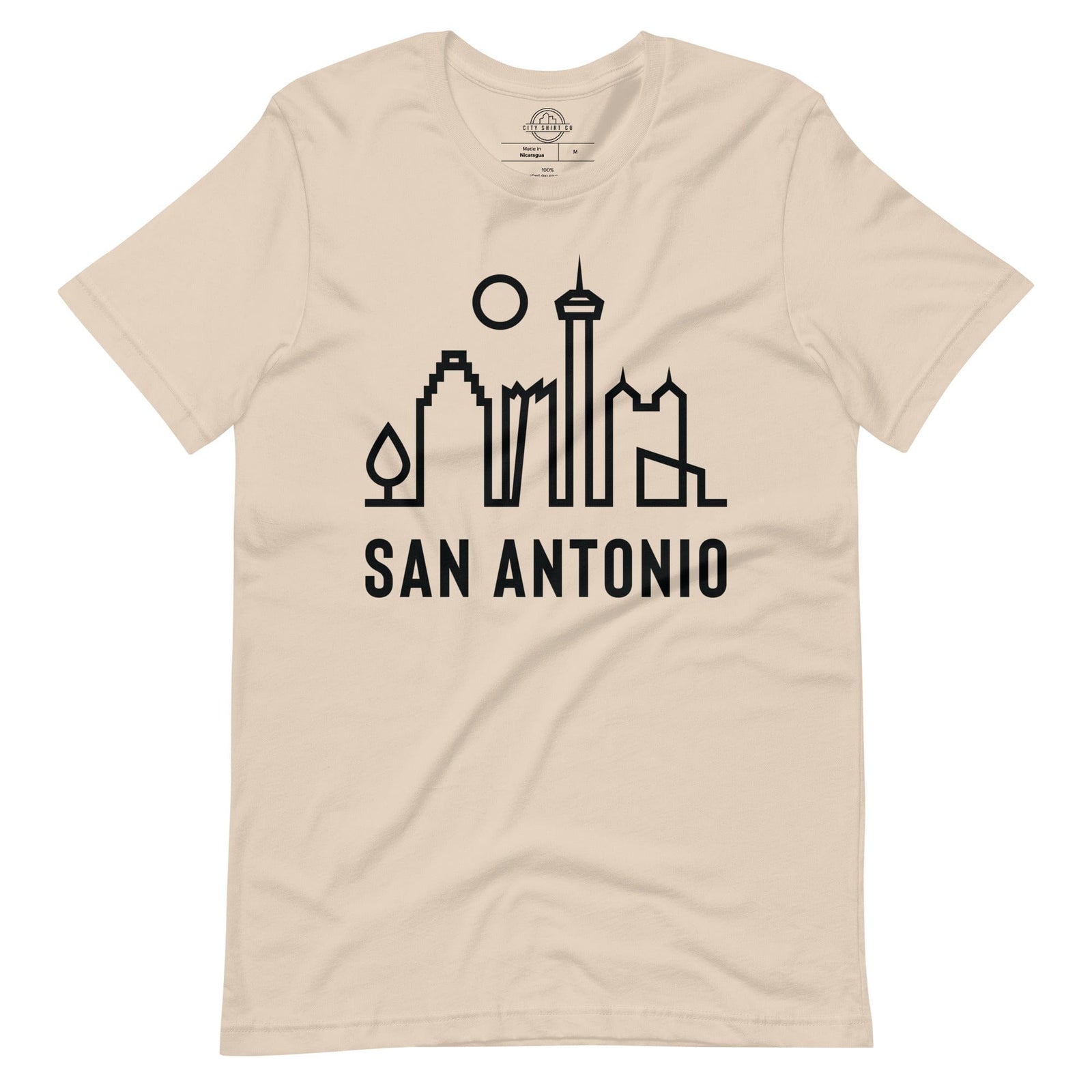 City Shirt Co San Antonio Urban Dweller Street Tee Soft Cream / XS