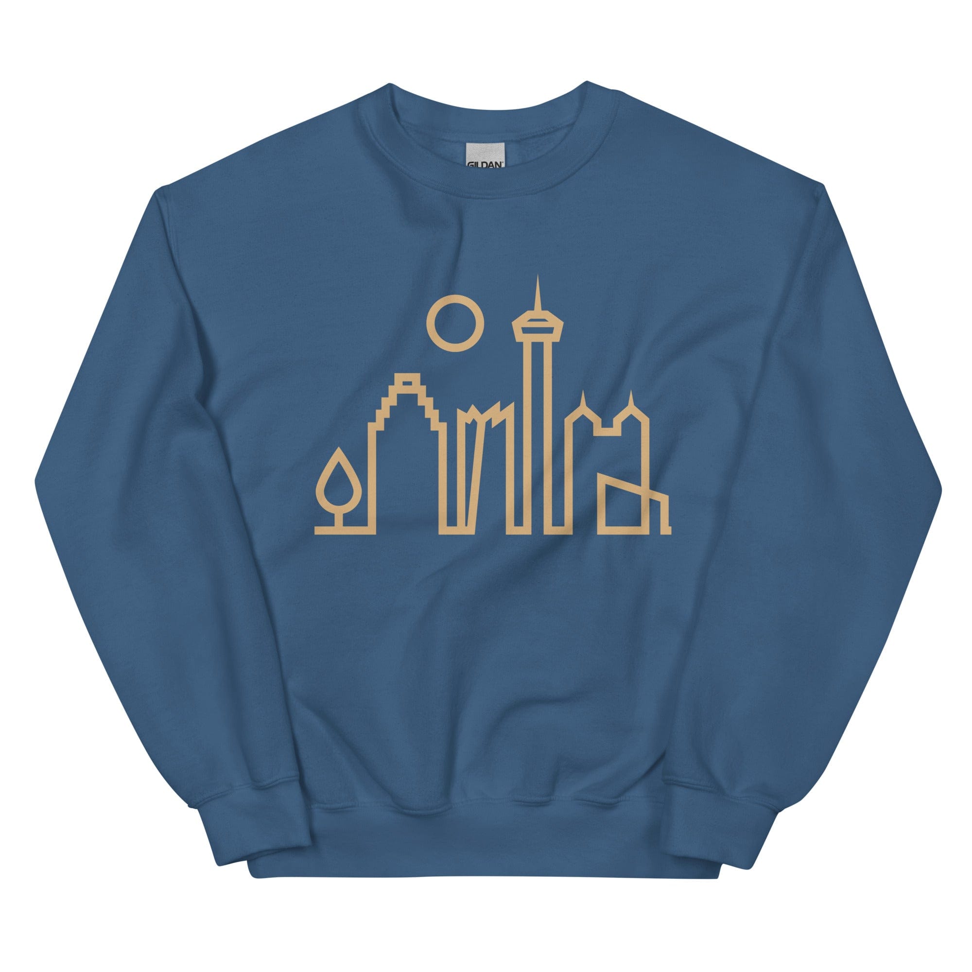 City Shirt Co San Antonio Urban Dweller Sweatshirt Indigo Blue / S