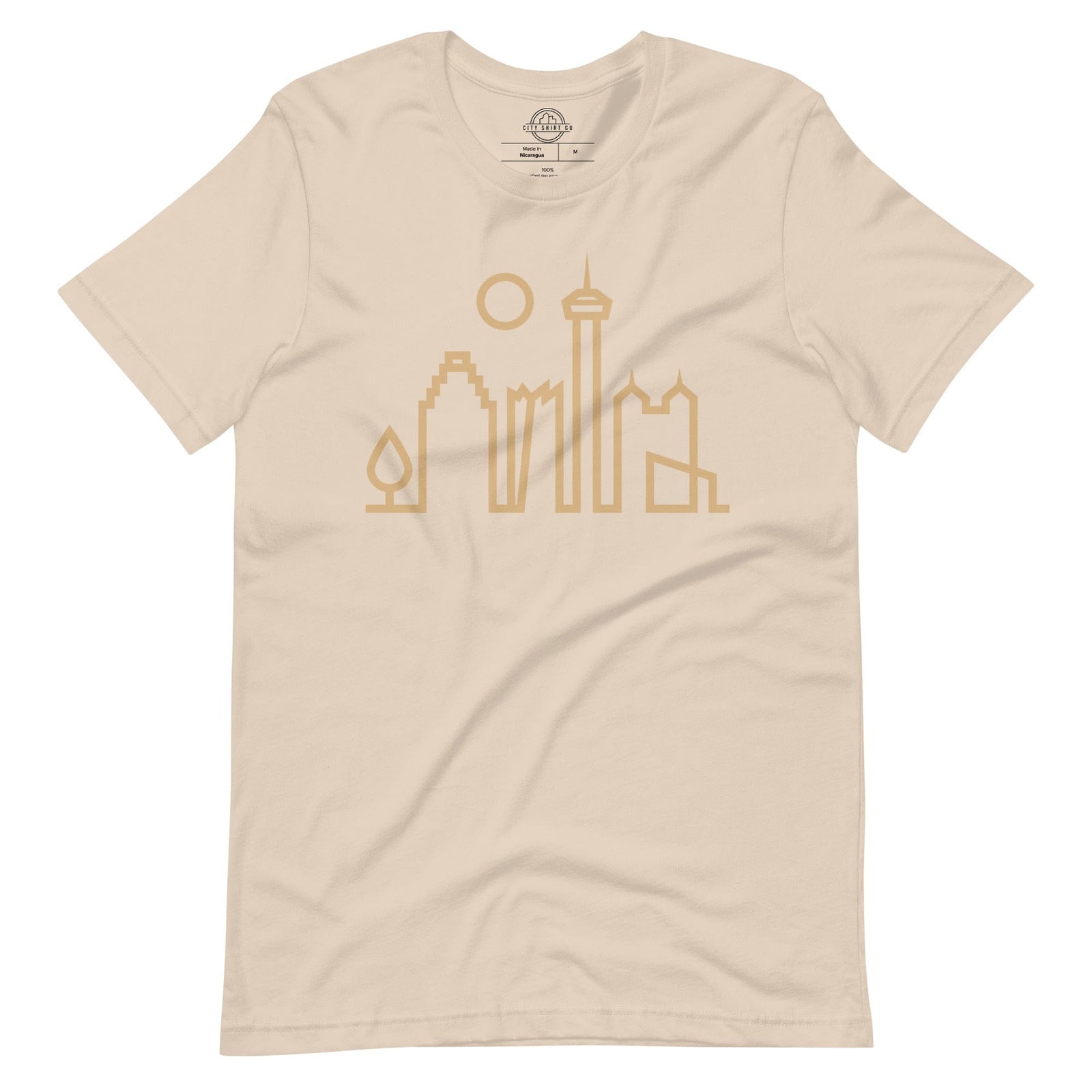 City Shirt Co San Antonio Urban Dweller T-Shirt Soft Cream / XS