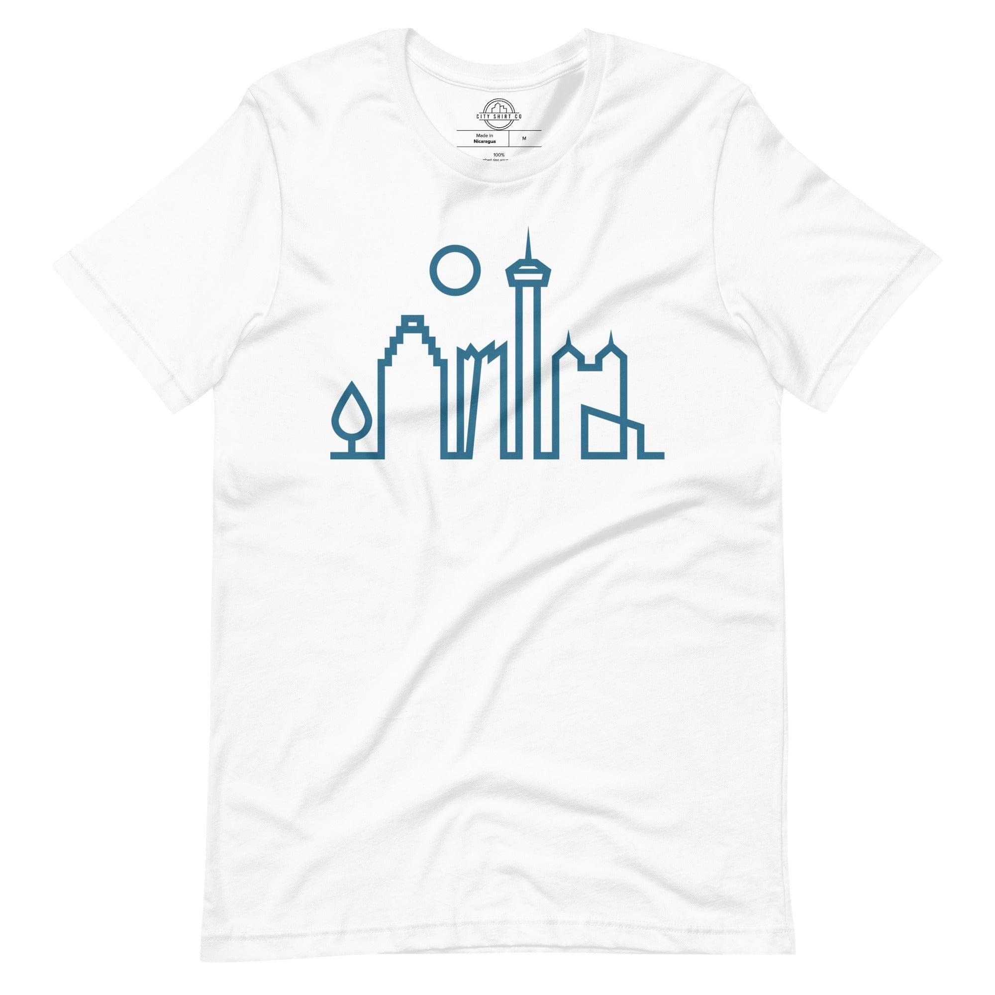 City Shirt Co San Antonio Urban Dweller T-Shirt White / XS