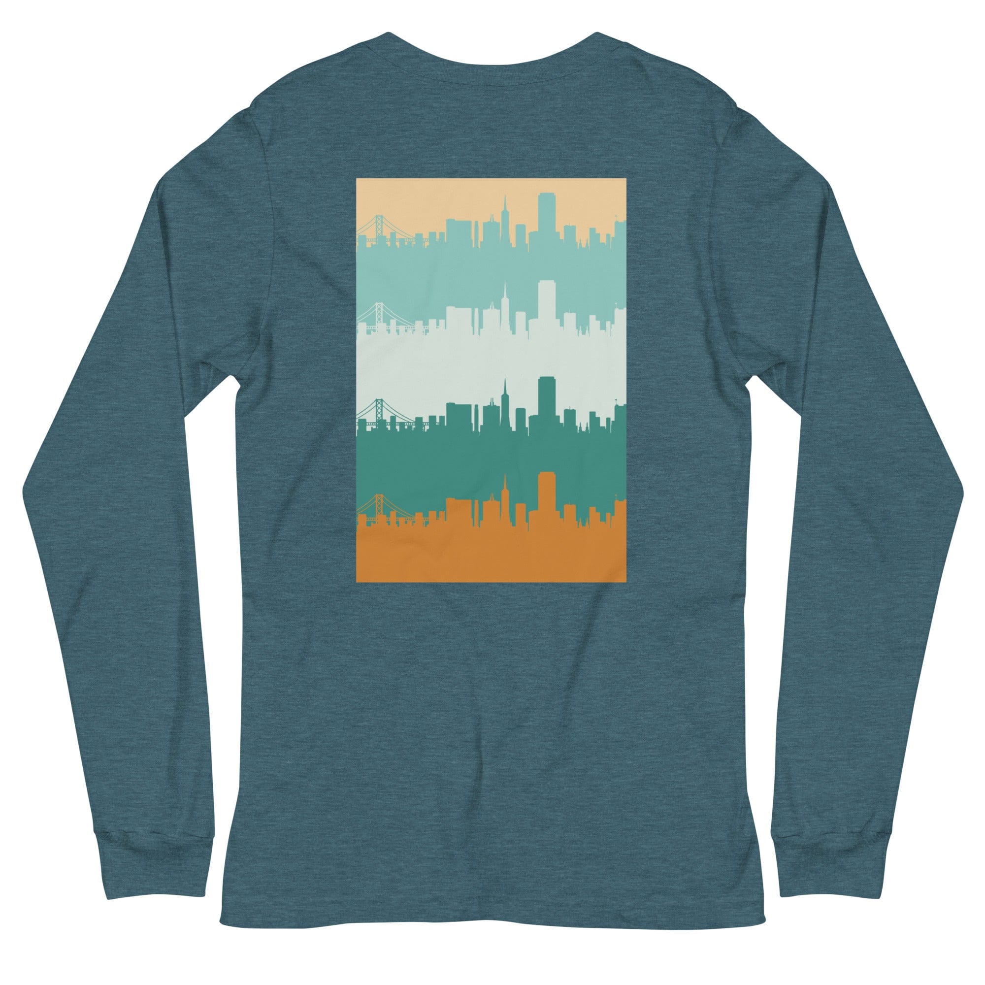 City Shirt Co San Francisco City Comfort Long Sleeve T-Shirt