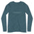 City Shirt Co San Francisco City Comfort Long Sleeve T-Shirt Heather Deep Teal / XS