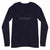 City Shirt Co San Francisco City Comfort Long Sleeve T-Shirt Navy / XS