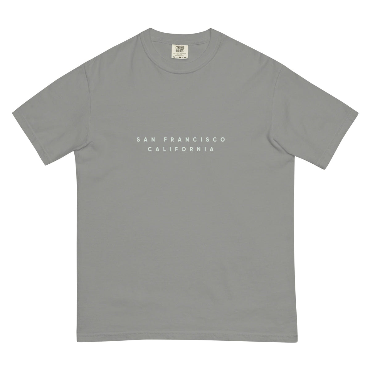 City Shirt Co San Francisco Comfort Colors T-Shirt Grey / S
