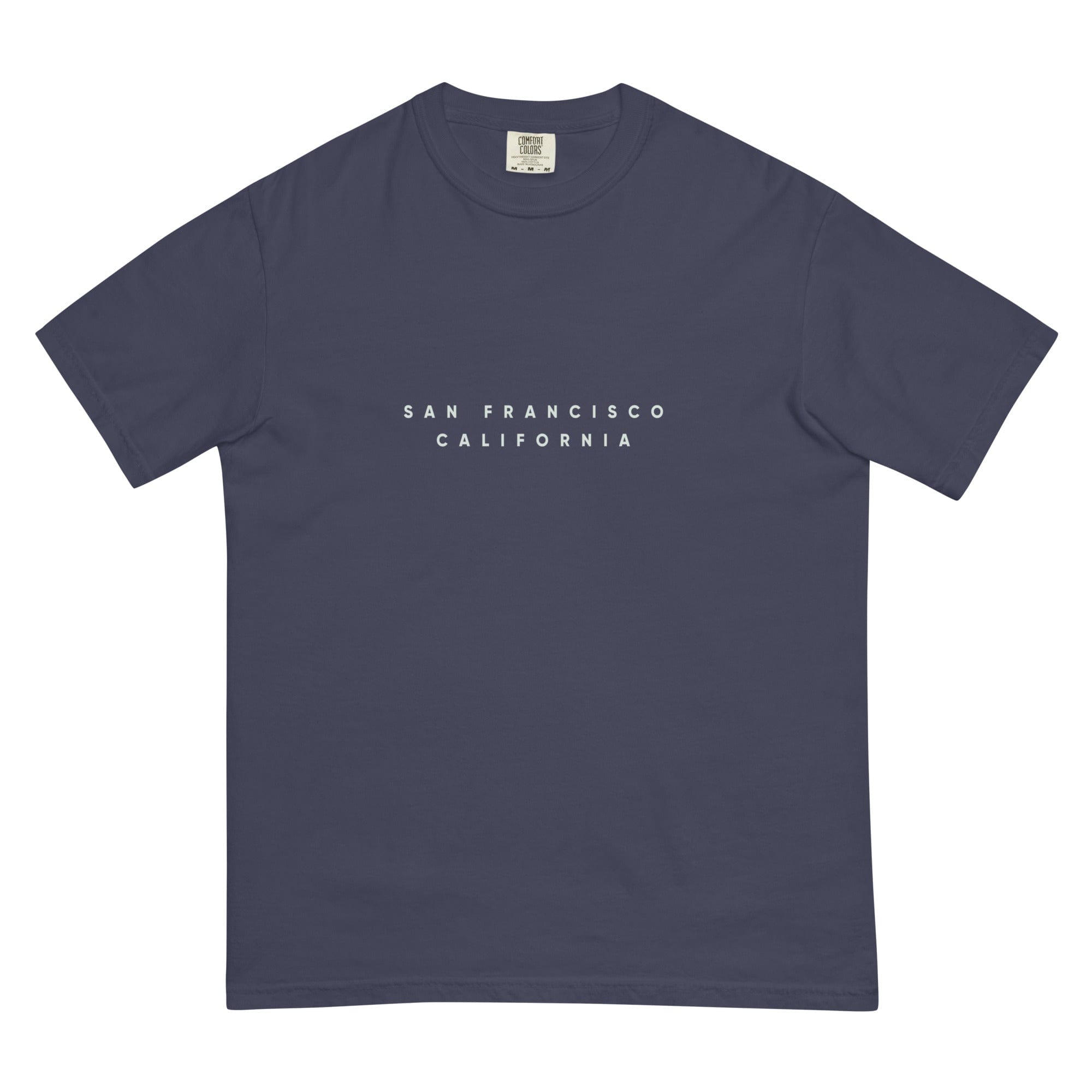 City Shirt Co San Francisco Comfort Colors T-Shirt True Navy / S