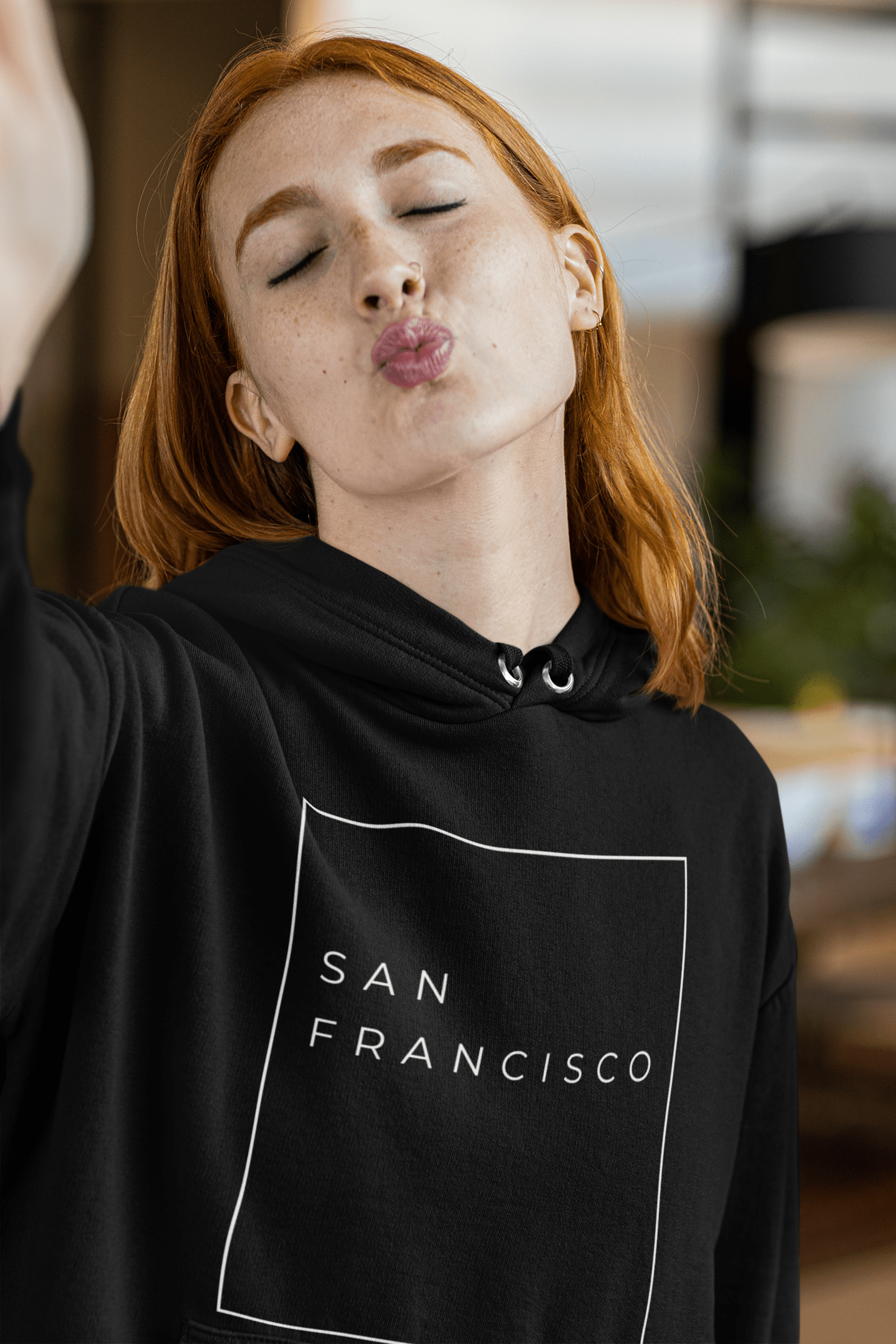 San Francisco Essential Hoodie | SF Apparel | City Shirt Co Black / M