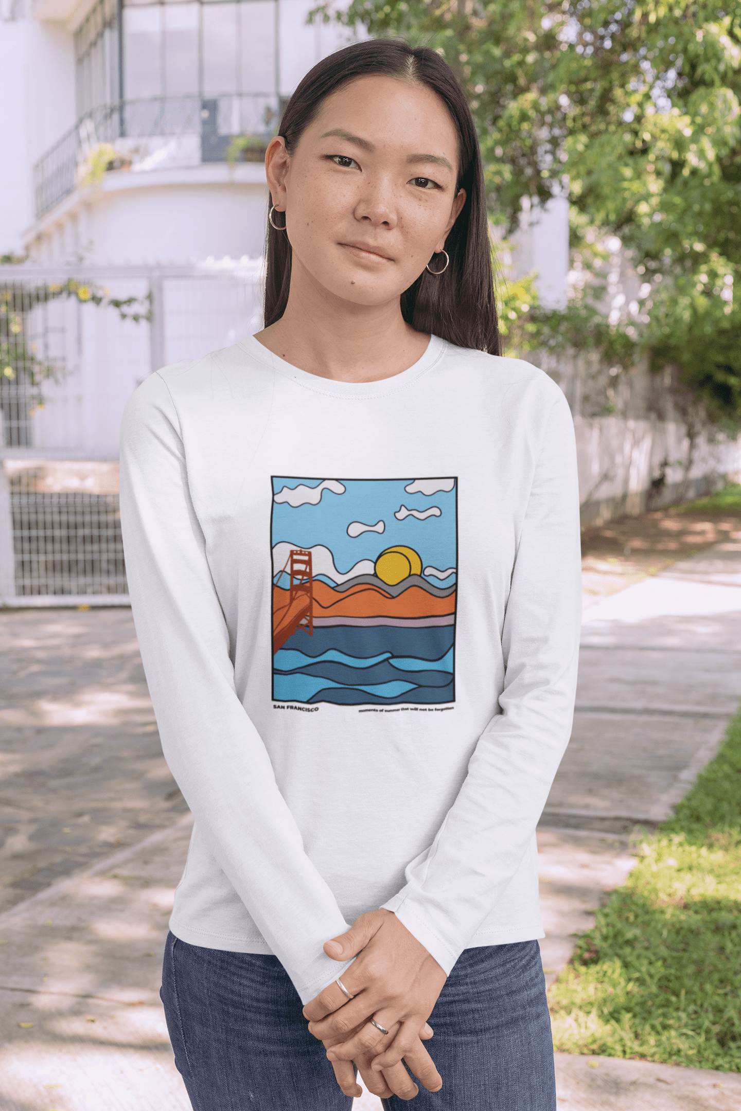 City Shirt Co San Francisco Moments of Summer Long Sleeve