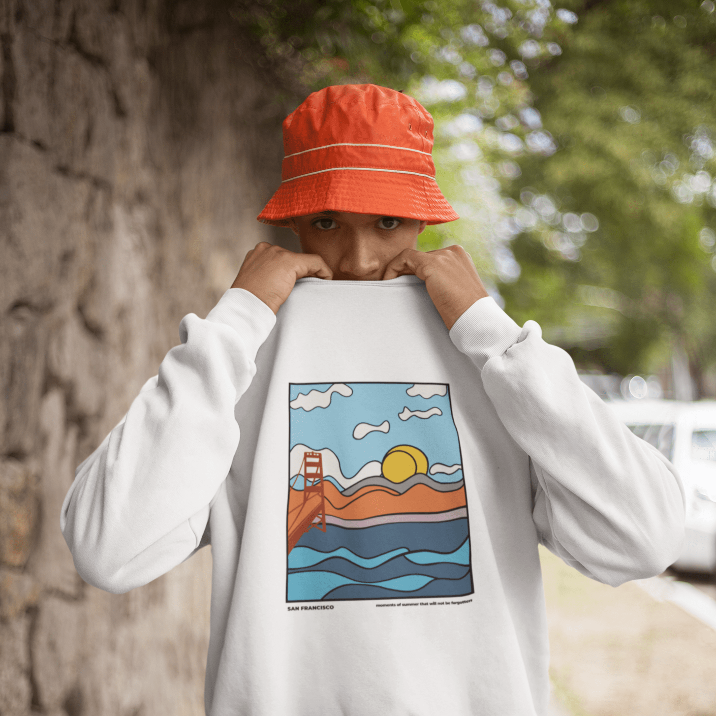 City Shirt Co San Francisco Moments of Summer Sweatshirt