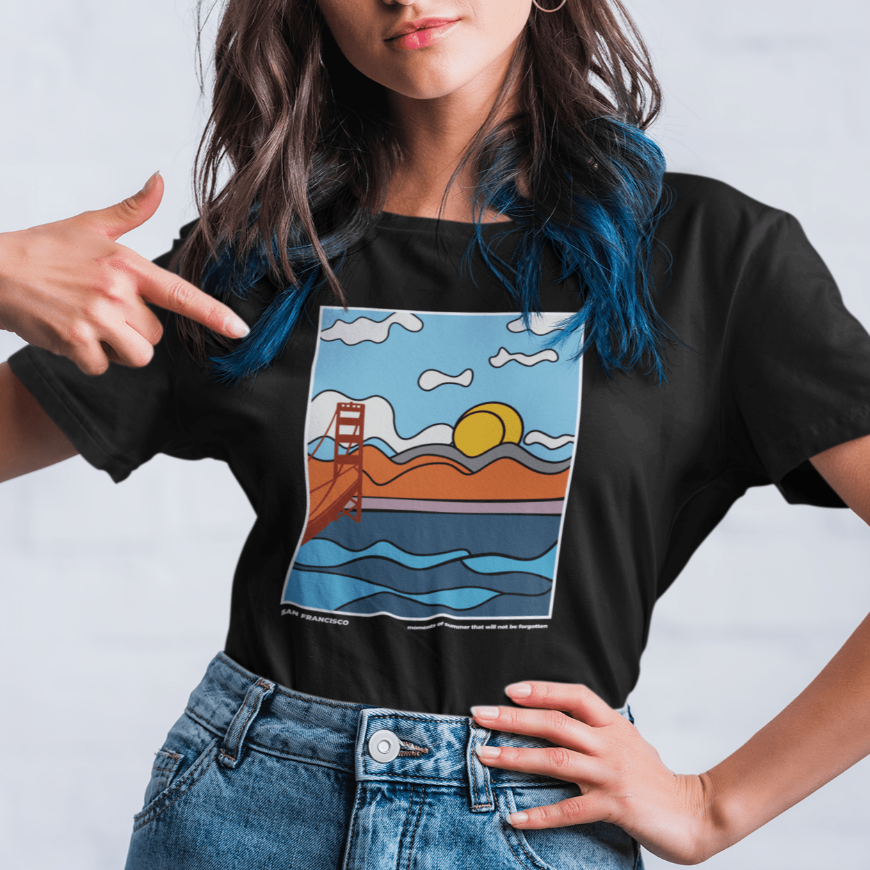 City Shirt Co San Francisco Moments of Summer T-Shirt