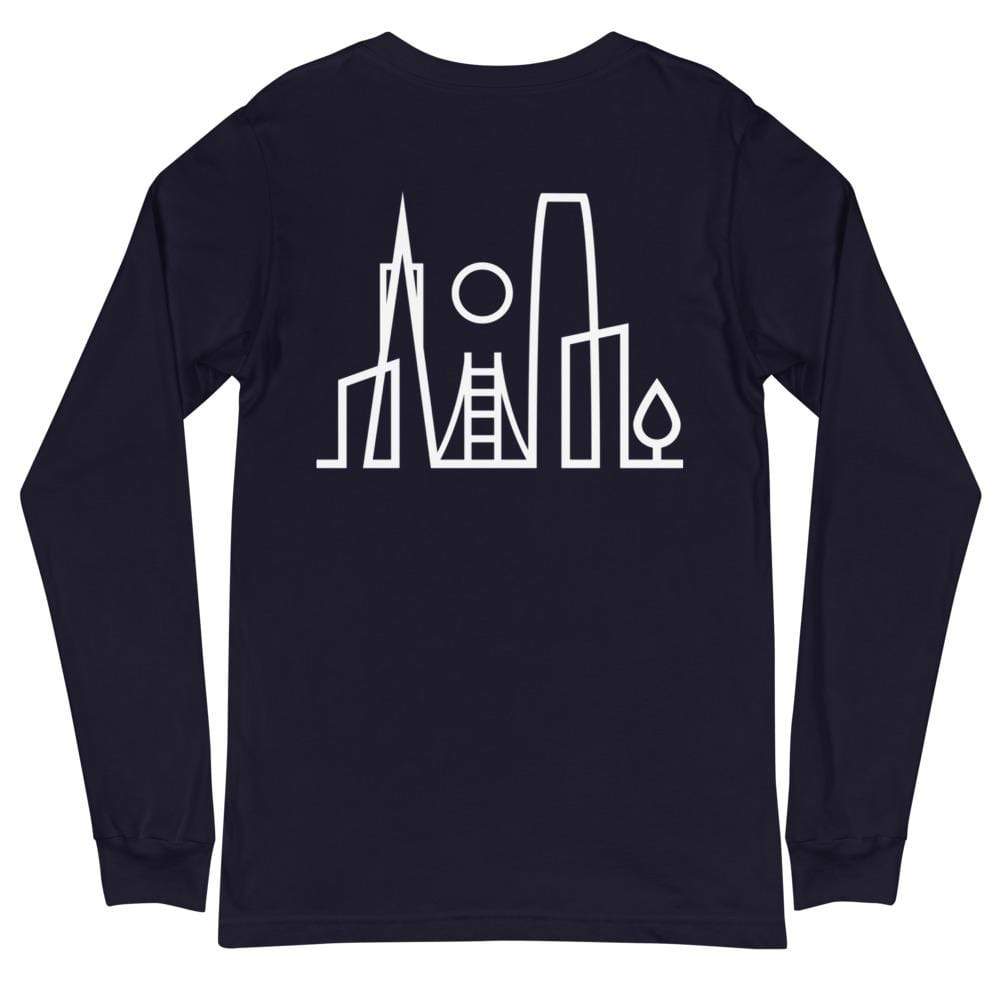 San Francisco Urban Dweller Back Print Long Sleeve T-Shirt - Long Sleeve T-Shirt - City Shirt Co