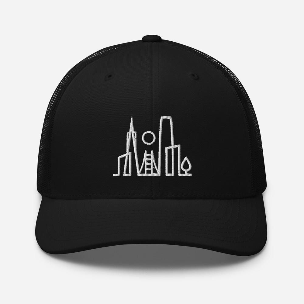 City Shirt Co San Francisco Urban Dweller Trucker Hat Black San Francisco Urban Dweller Trucker Hat | SF Apparel | City Shirt Co