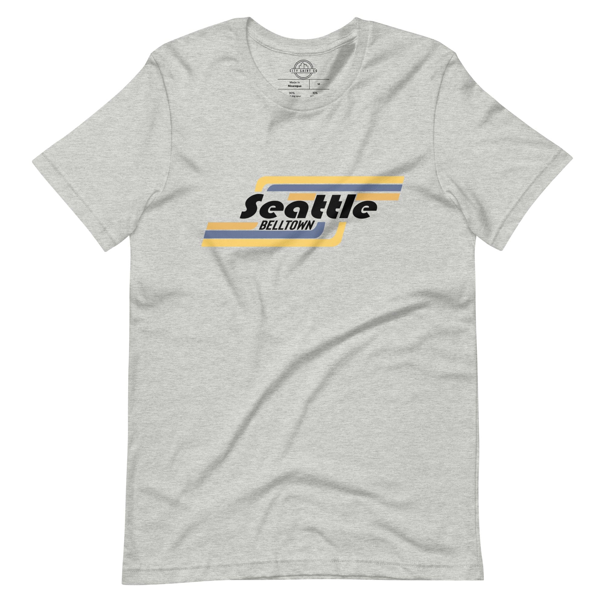 City Shirt Co Seattle | Belltown Neighborhood T Shirt Athletic Heather / XS