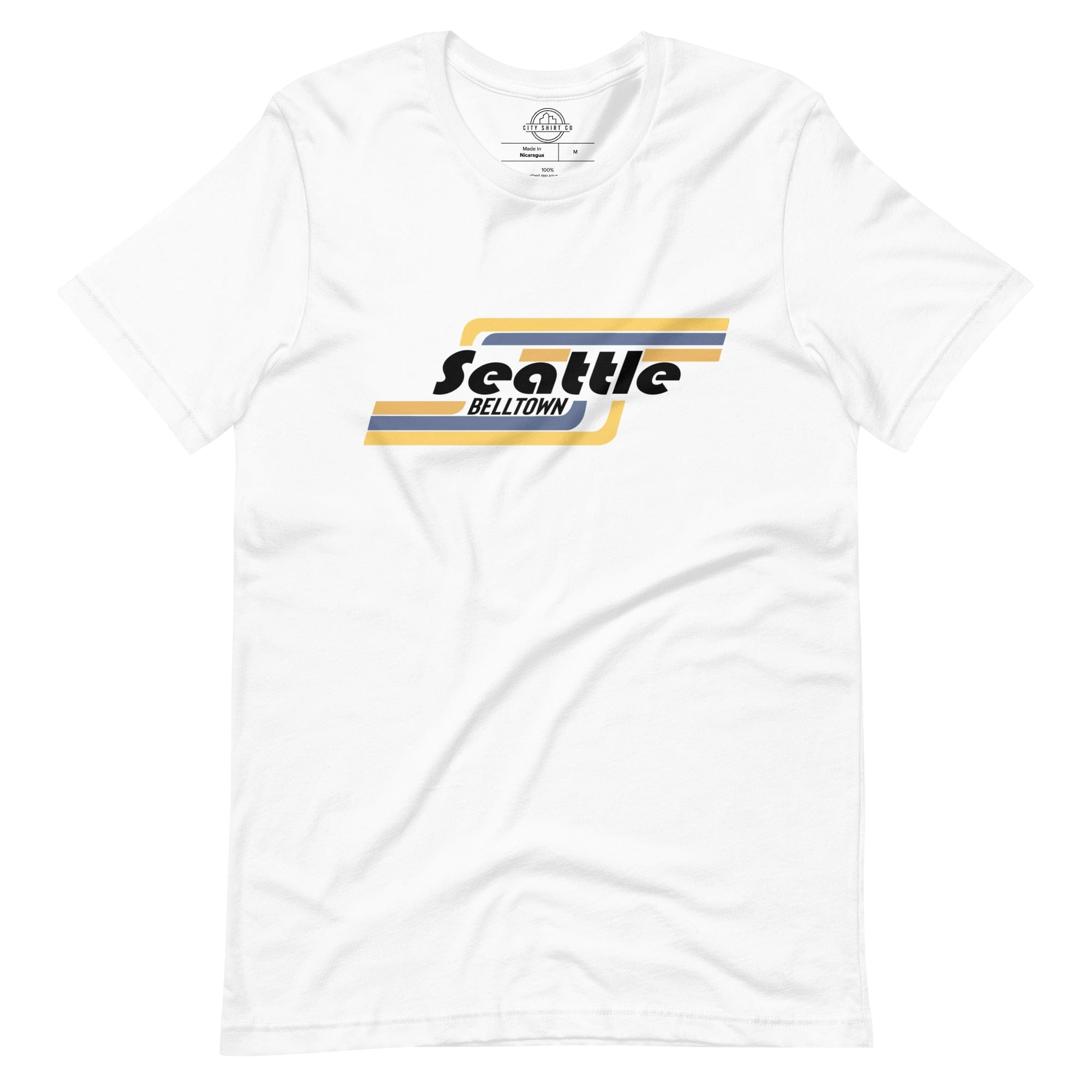 City Shirt Co Seattle | Belltown Neighborhood T Shirt White / XS