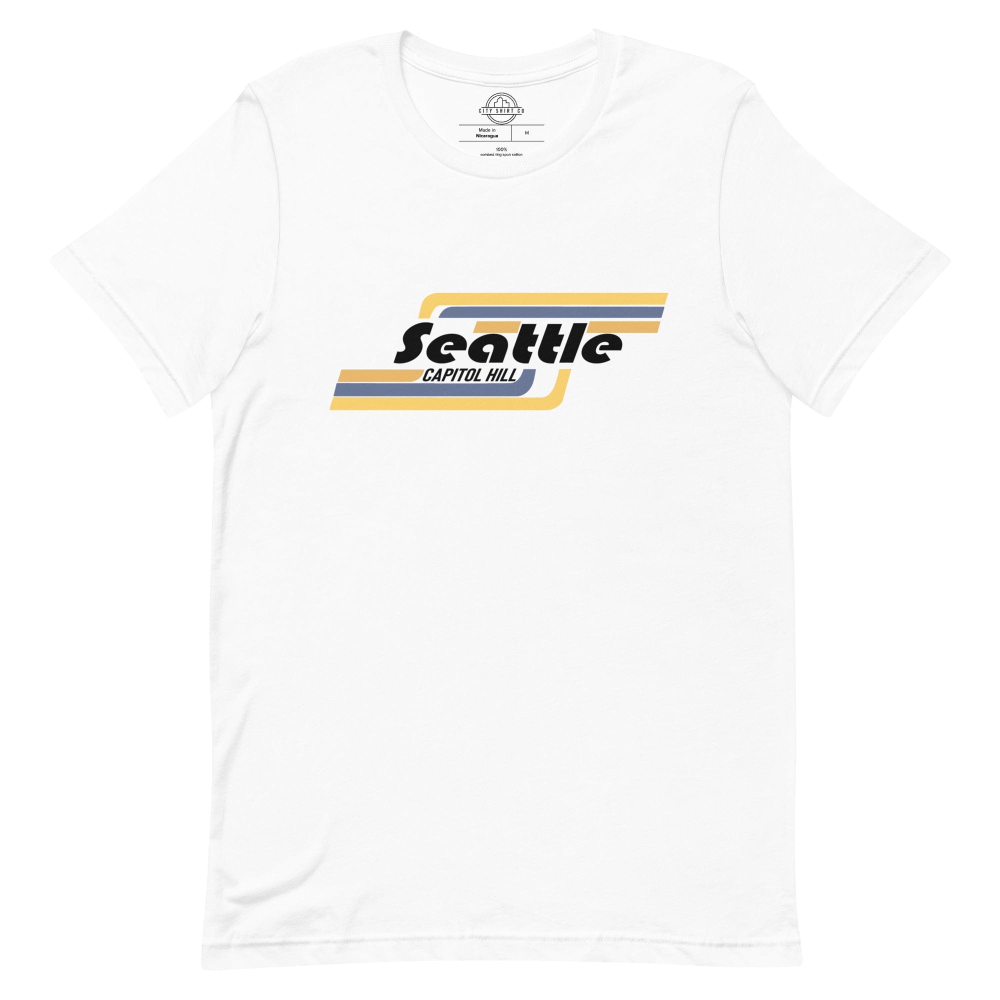 City Shirt Co Seattle | Capitol Hill Neighborhood T Shirt White / XS
