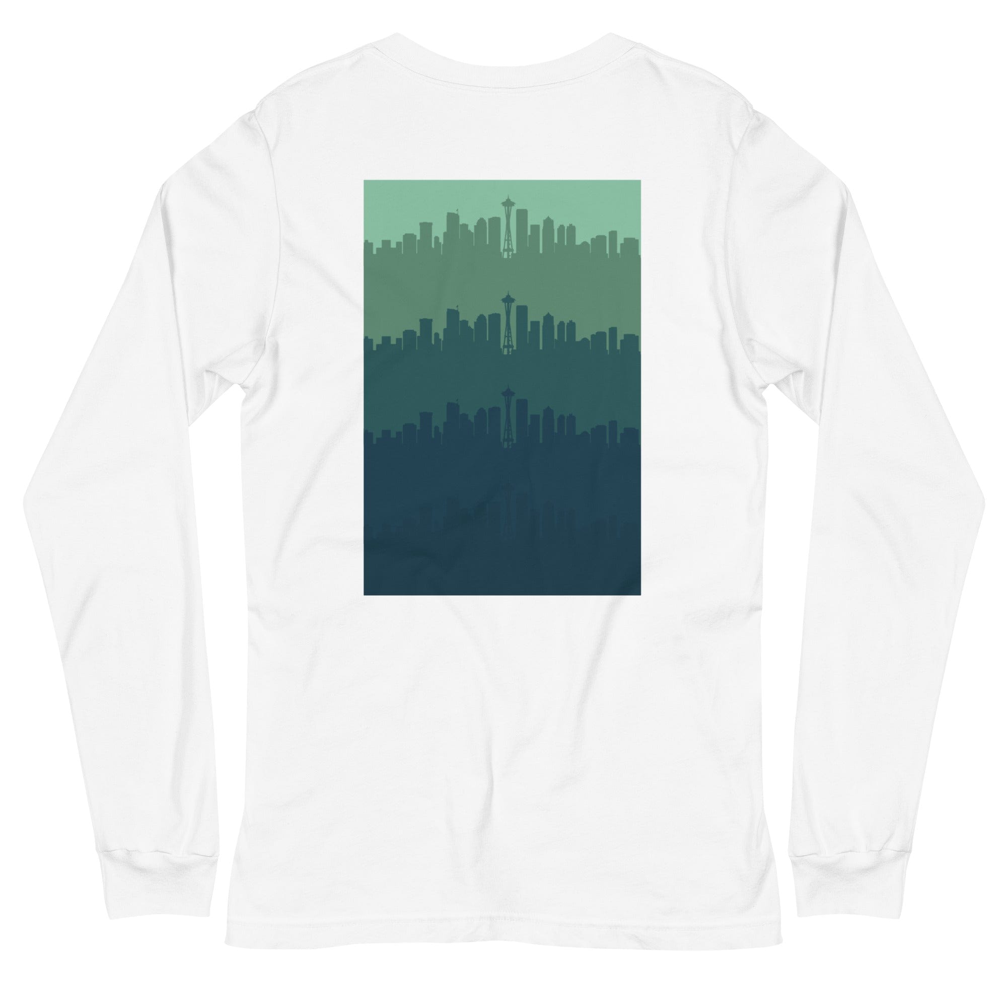 City Shirt Co Seattle City Comfort Long Sleeve T-Shirt