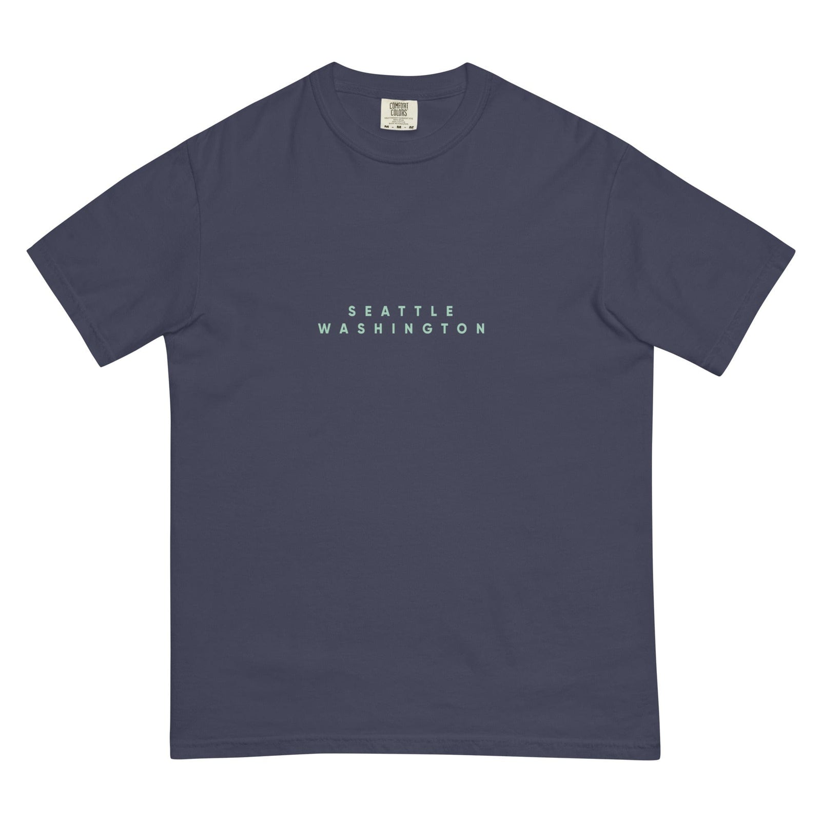 City Shirt Co Seattle Comfort Colors T-Shirt True Navy / S