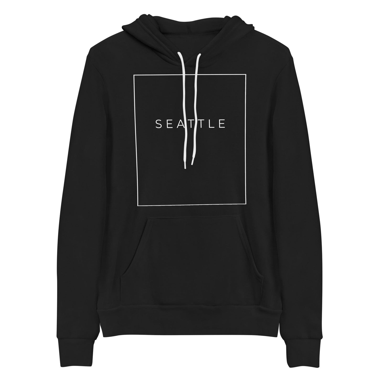City Shirt Co Seattle Essential Hoodie Black / S