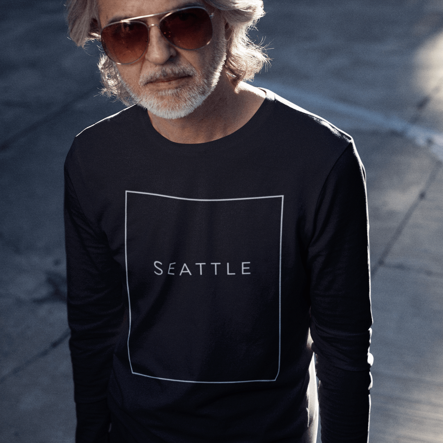 City Shirt Co Seattle Essential Long Sleeve T-Shirt Seattle Essential Long Sleeve T-Shirt | City Shirt Co