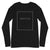 City Shirt Co Seattle Essential Long Sleeve T-Shirt Black / XS