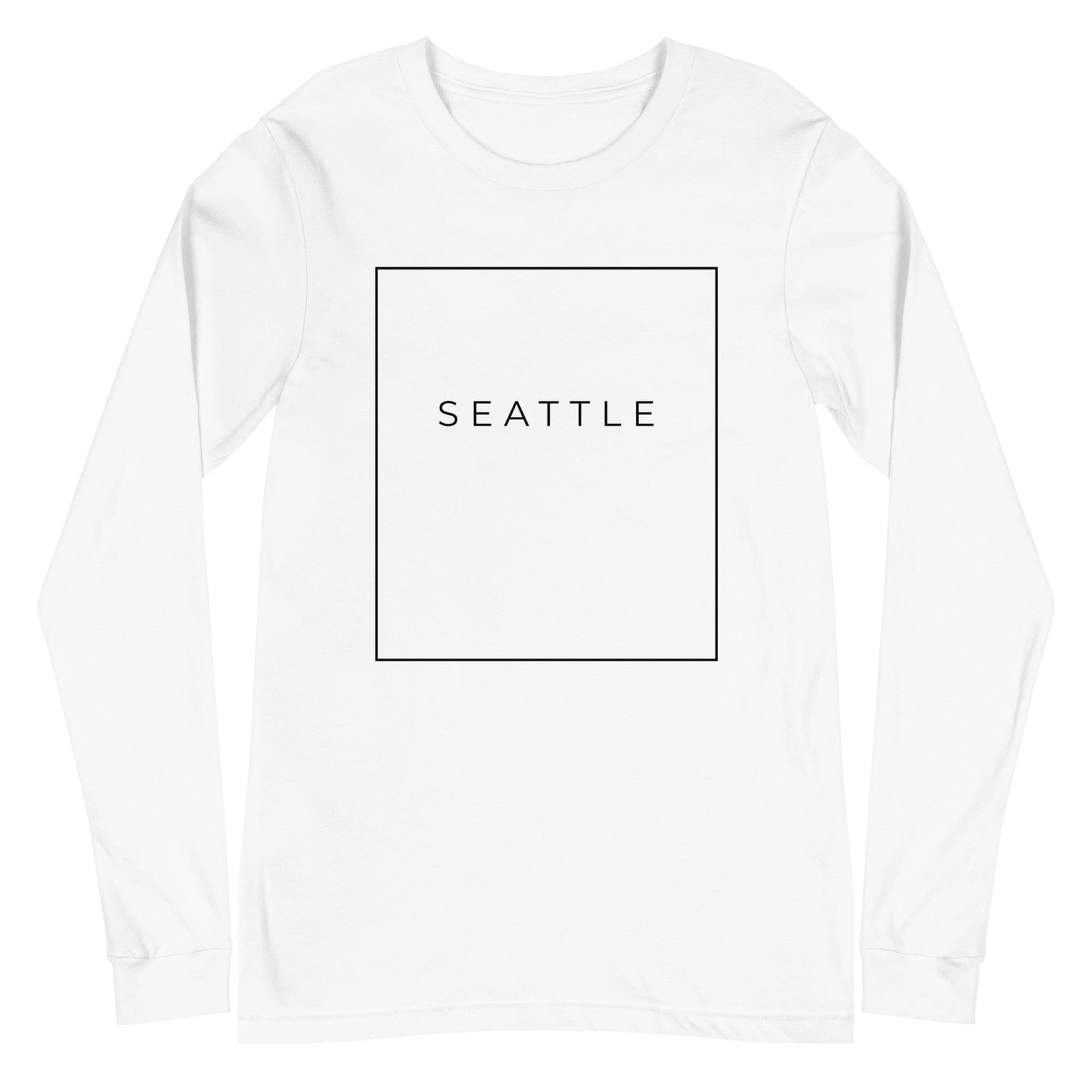 City Shirt Co Seattle Essential Long Sleeve T-Shirt White / XS