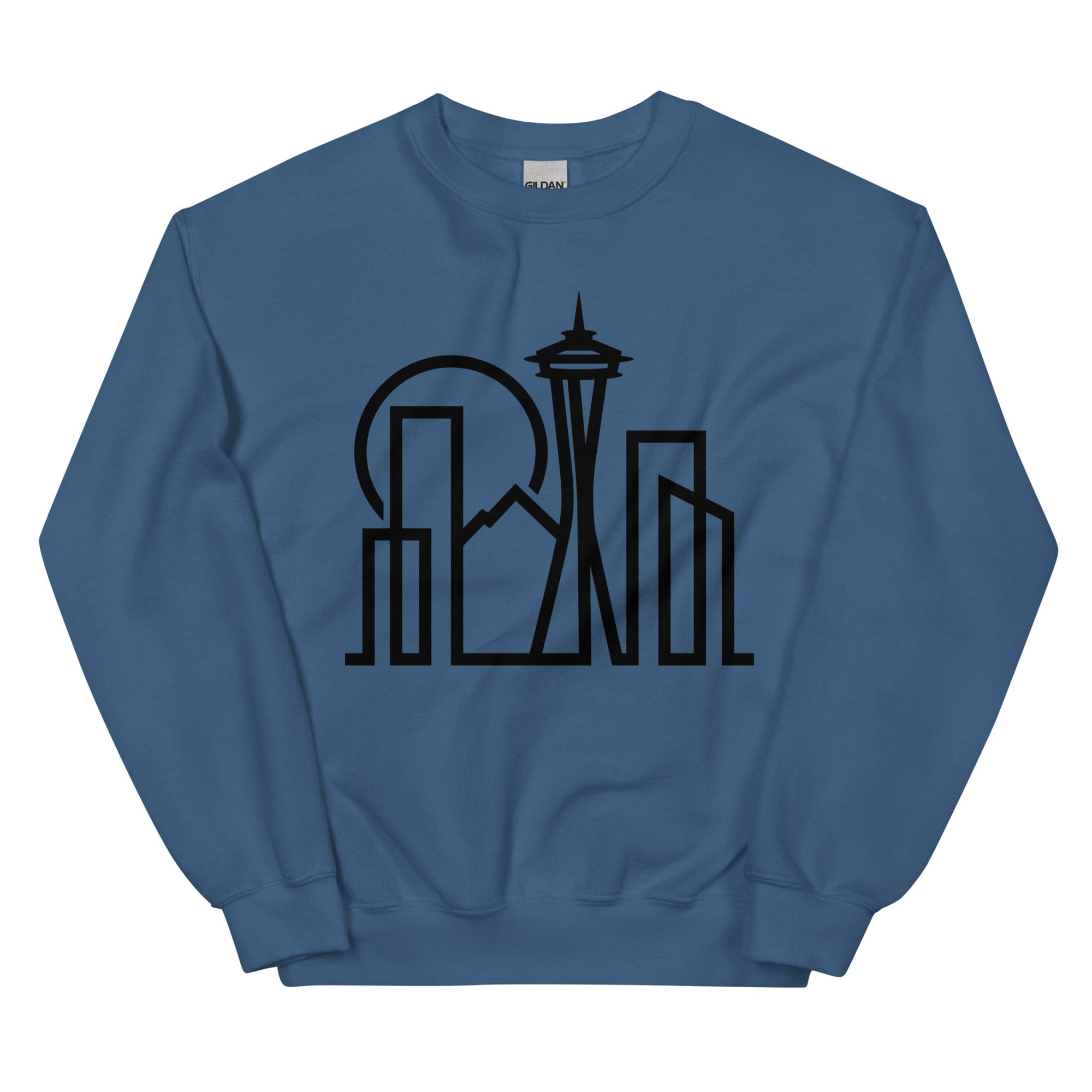 City Shirt Co Seattle Urban Dweller Sweatshirt Indigo Blue / S