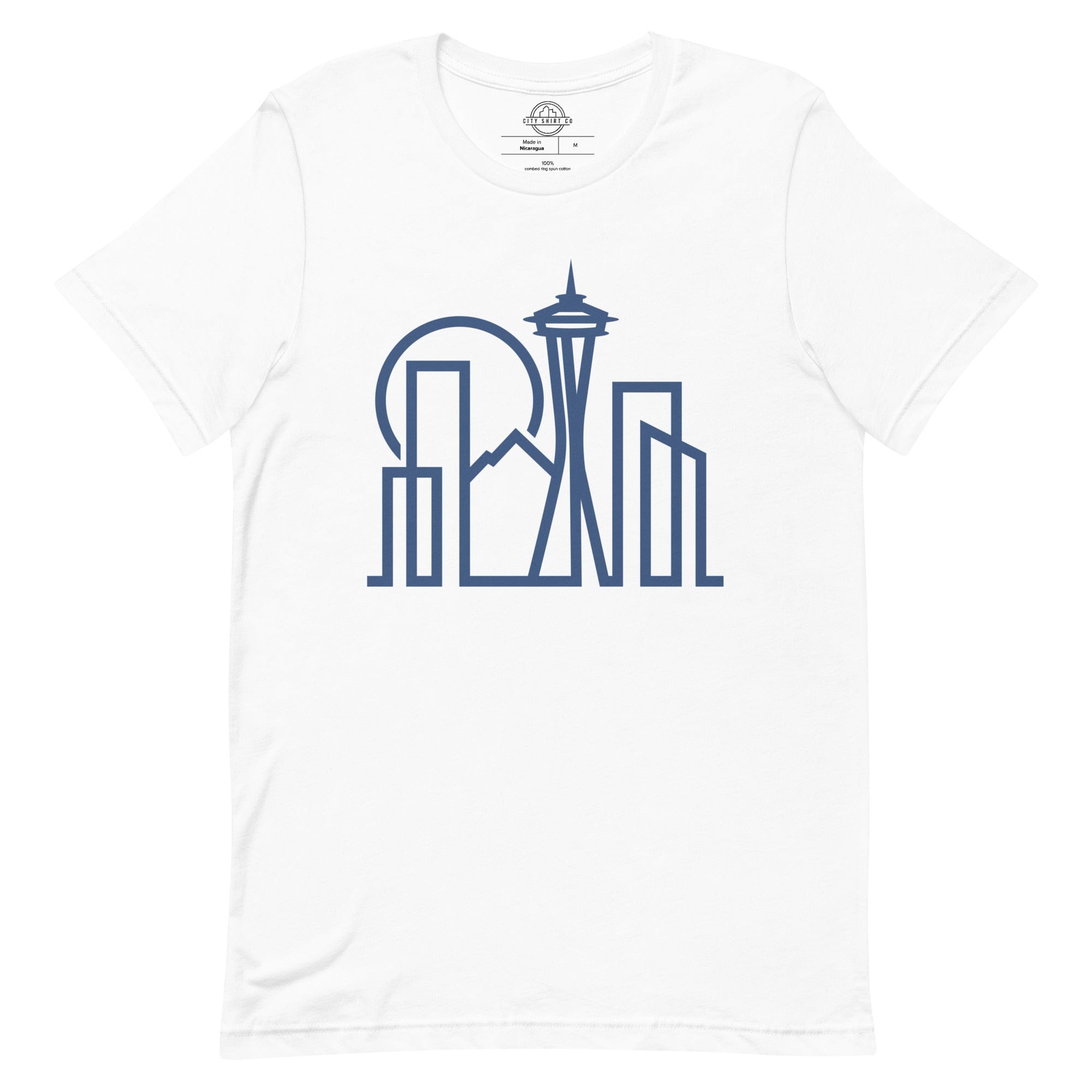 City Shirt Co Seattle Urban Dweller T-Shirt White / XS