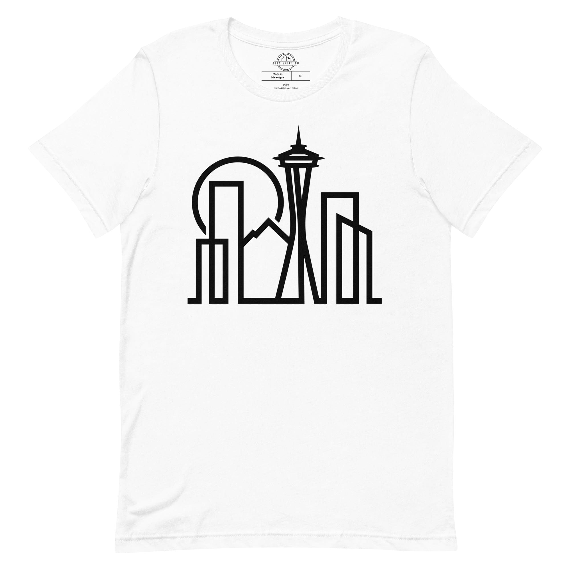 City Shirt Co Seattle Urban Dweller T-Shirt White / XS