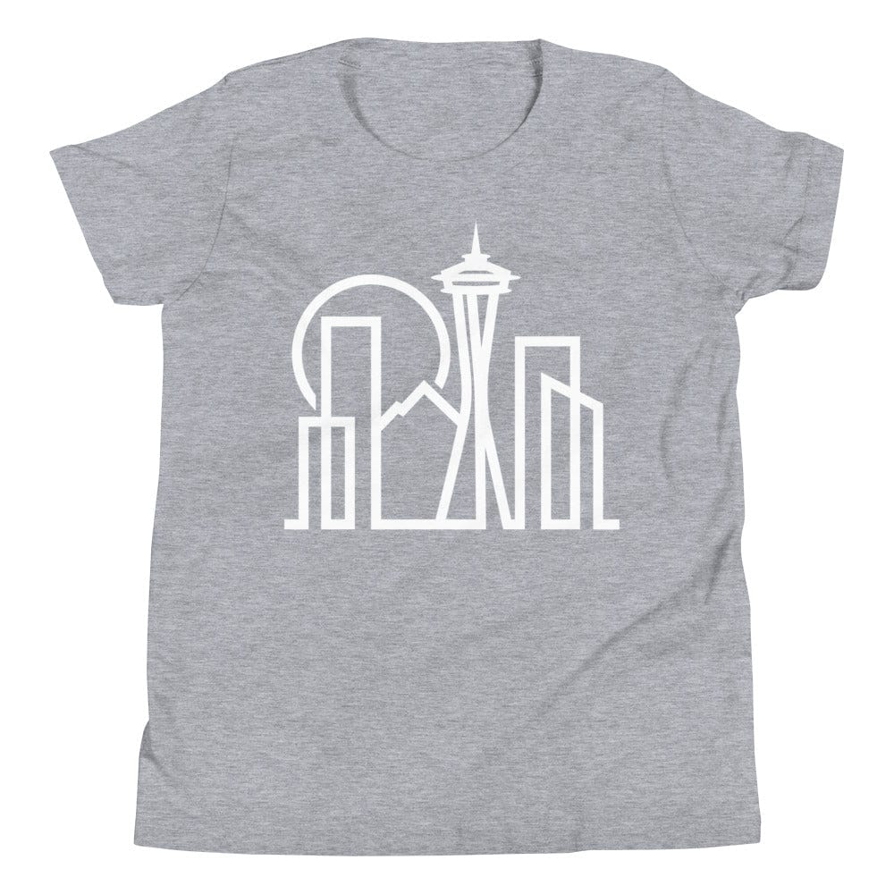 City Shirt Co Seattle Urban Dweller Youth T-Shirt Athletic Heather / S