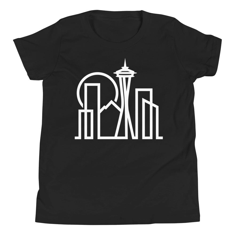 City Shirt Co Seattle Urban Dweller Youth T-Shirt Black / S