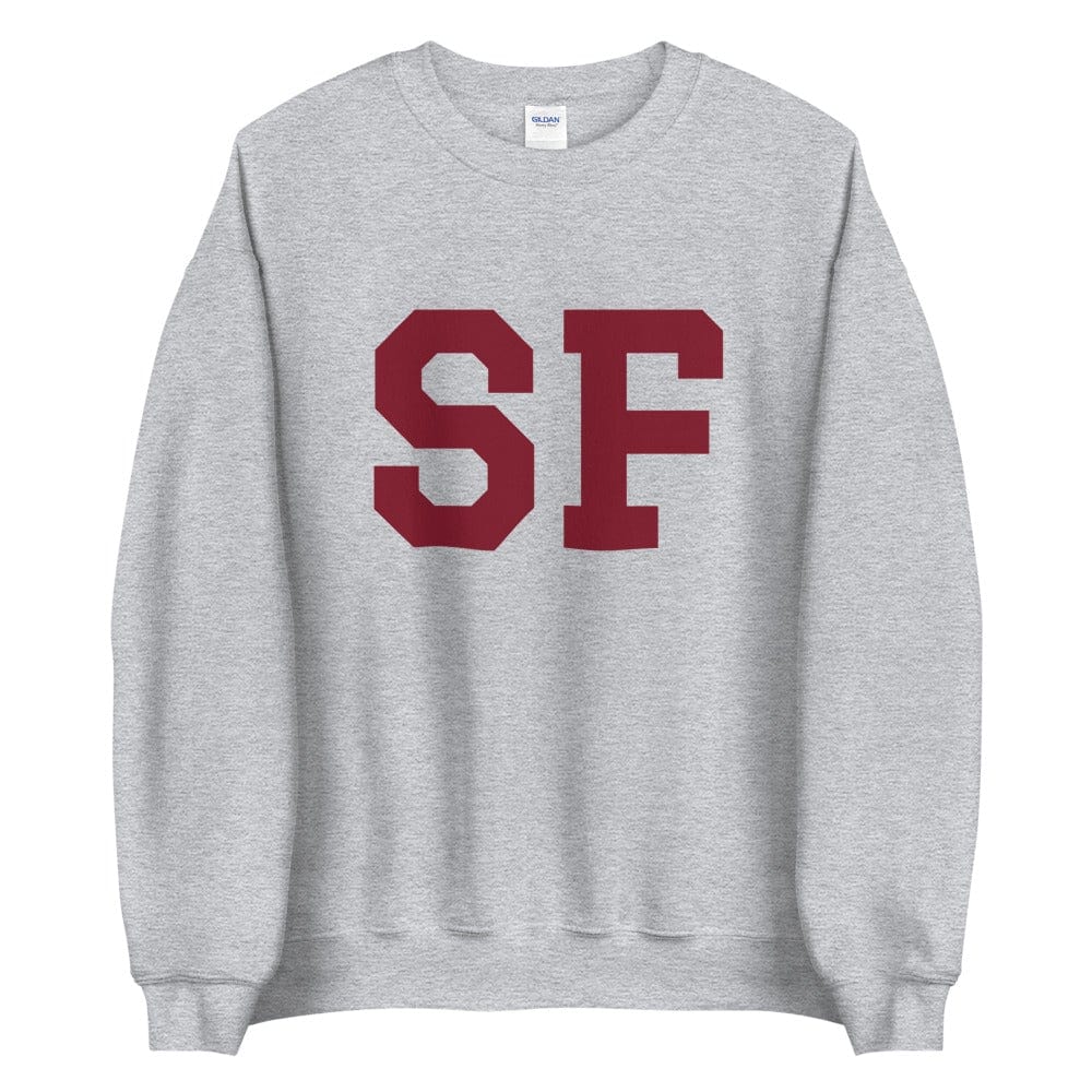 City Shirt Co SF San Francisco Crewneck Sport Grey / S