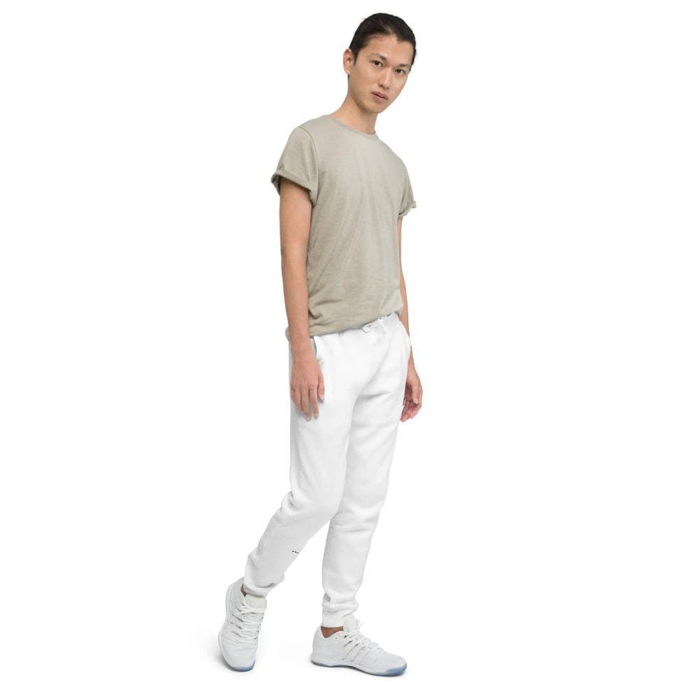 City Shirt Co Signature Joggers | White