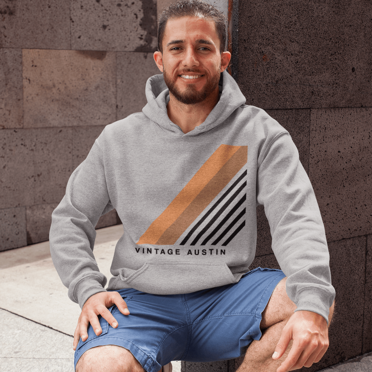 City Shirt Co Vintage Austin Hoodie