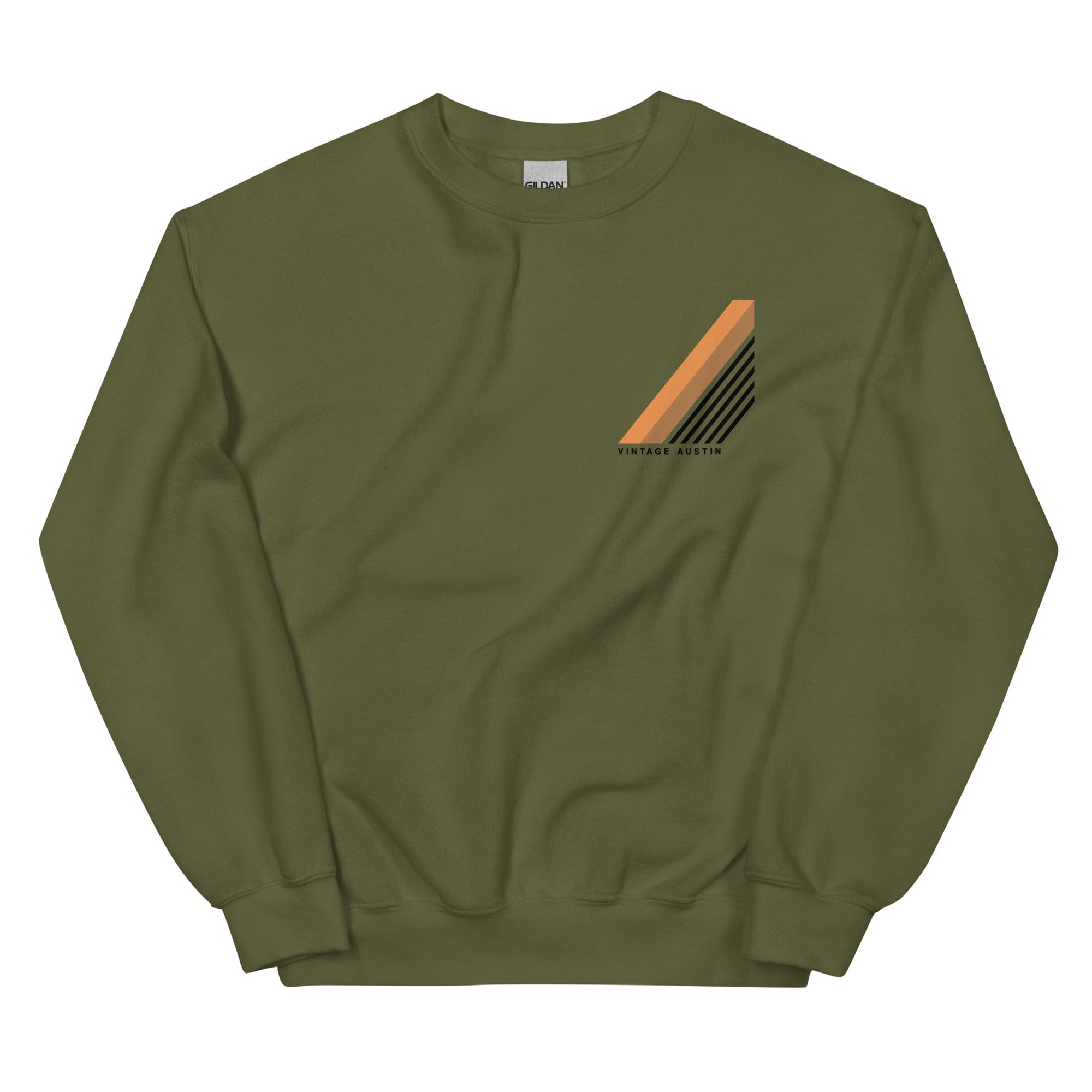 City Shirt Co Vintage Austin Sweatshirt Military Green / S