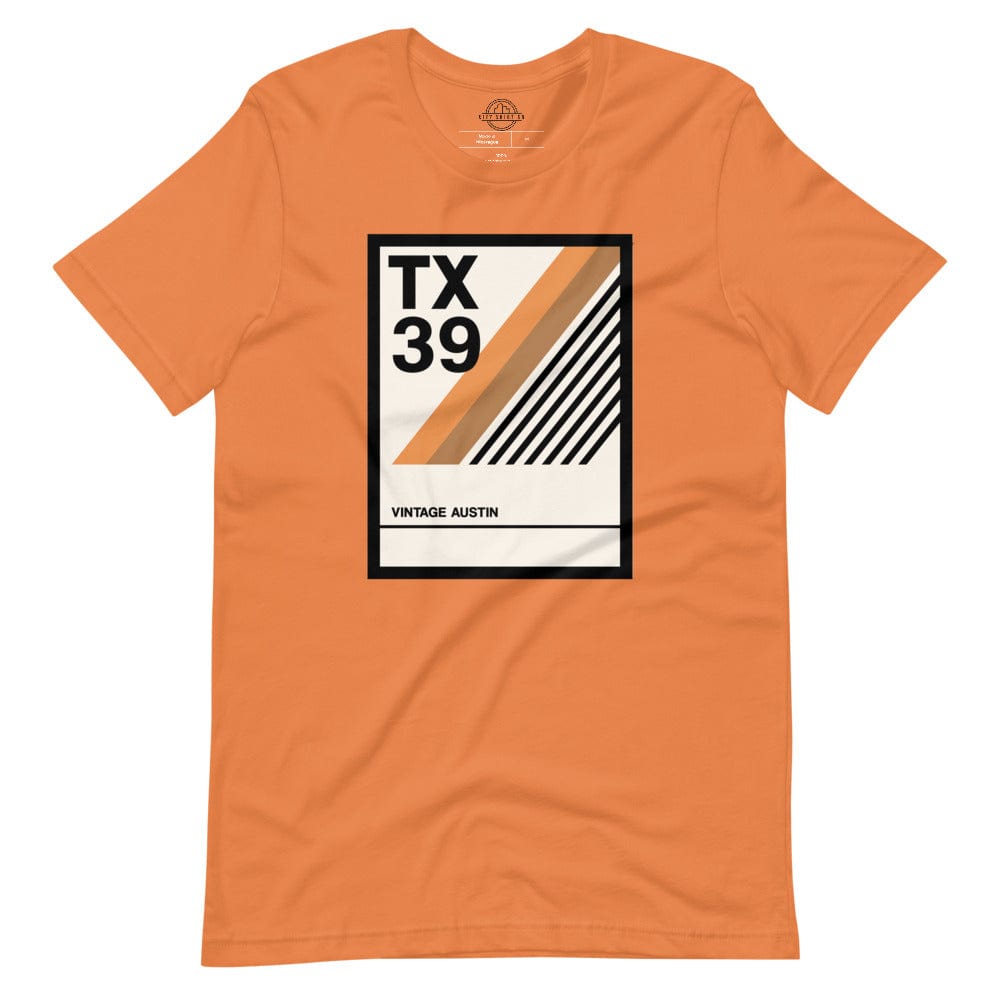 City Shirt Co Vintage Austin T-Shirt Burnt Orange / XS