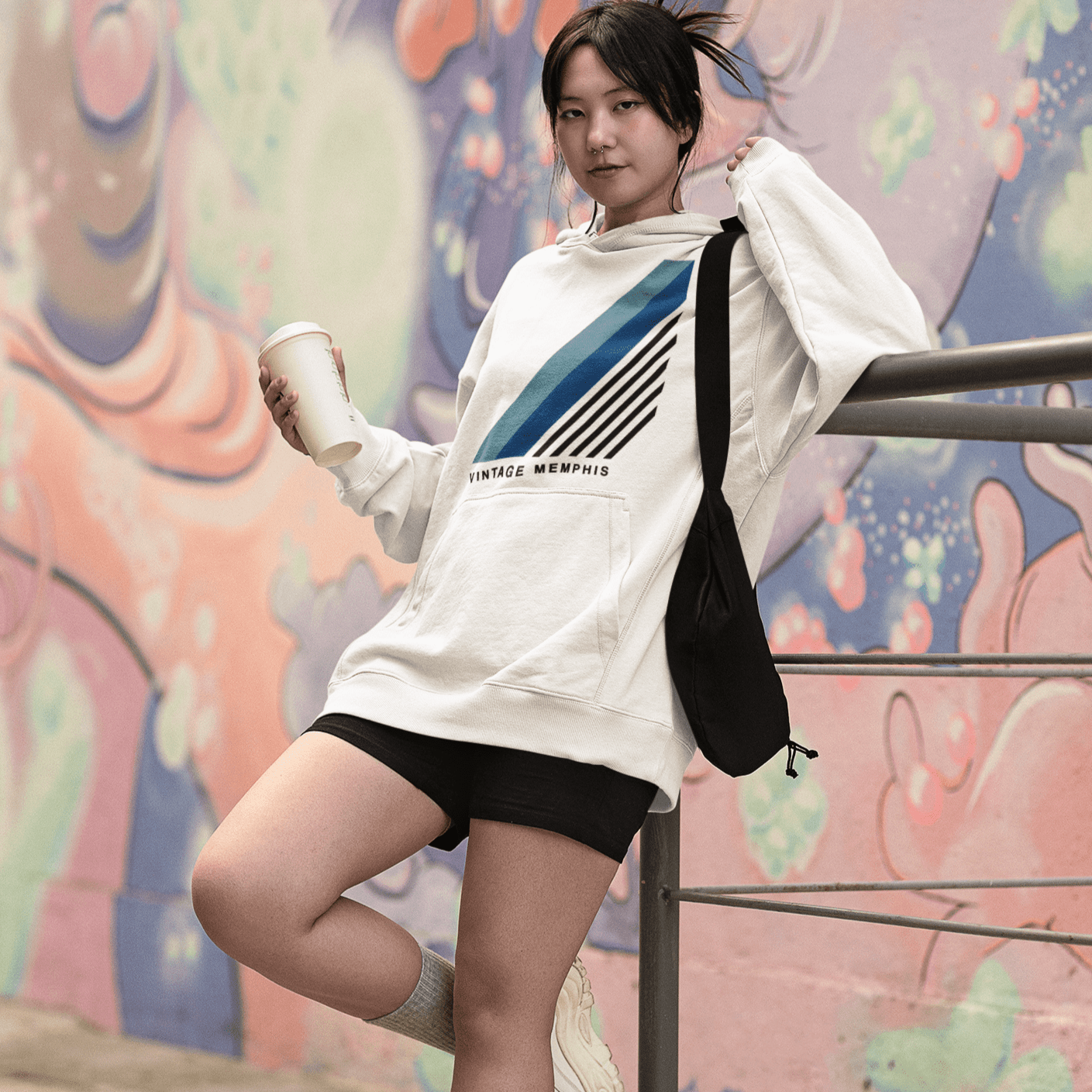 City Shirt Co Vintage Memphis Hoodie