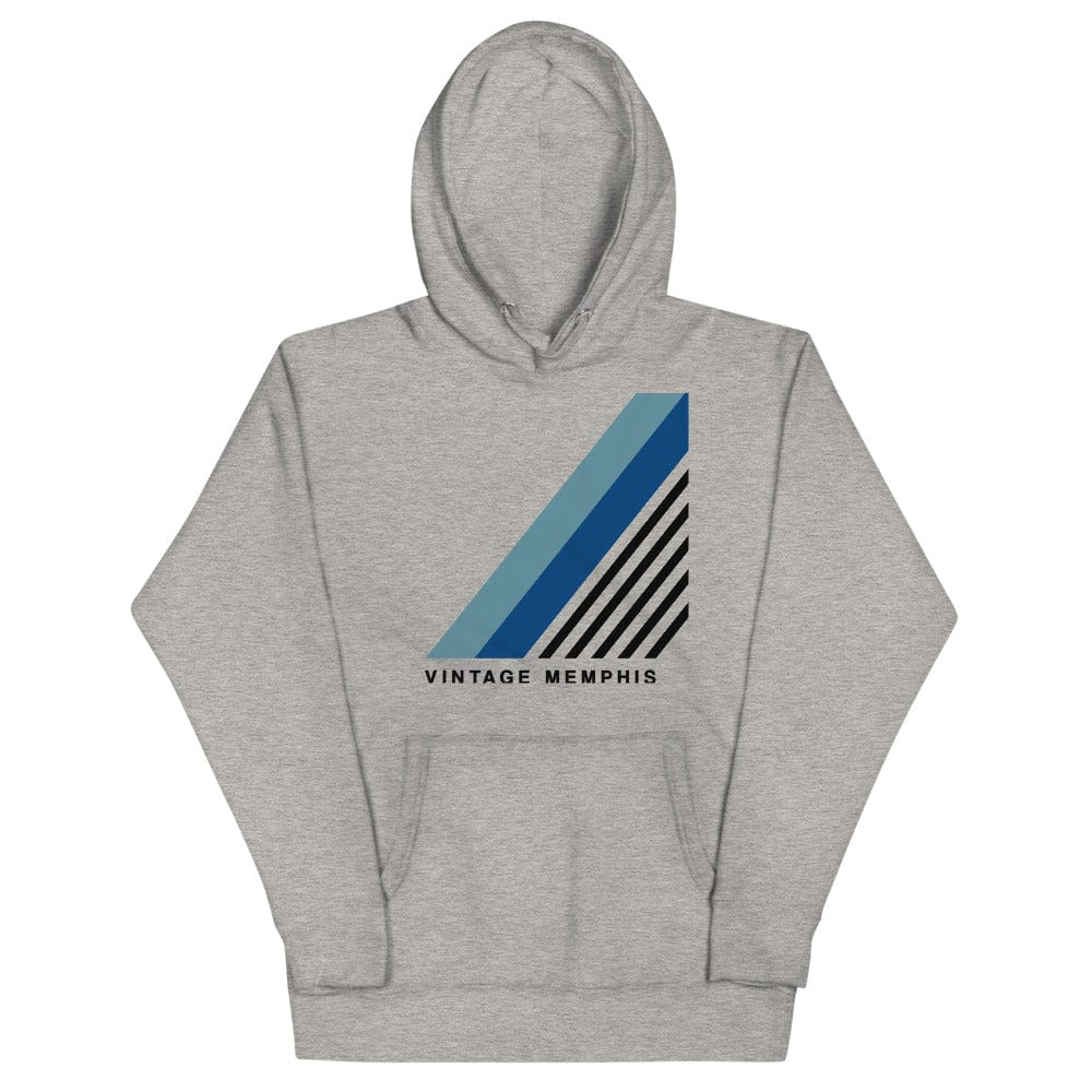 City Shirt Co Vintage Memphis Hoodie Carbon Grey / S