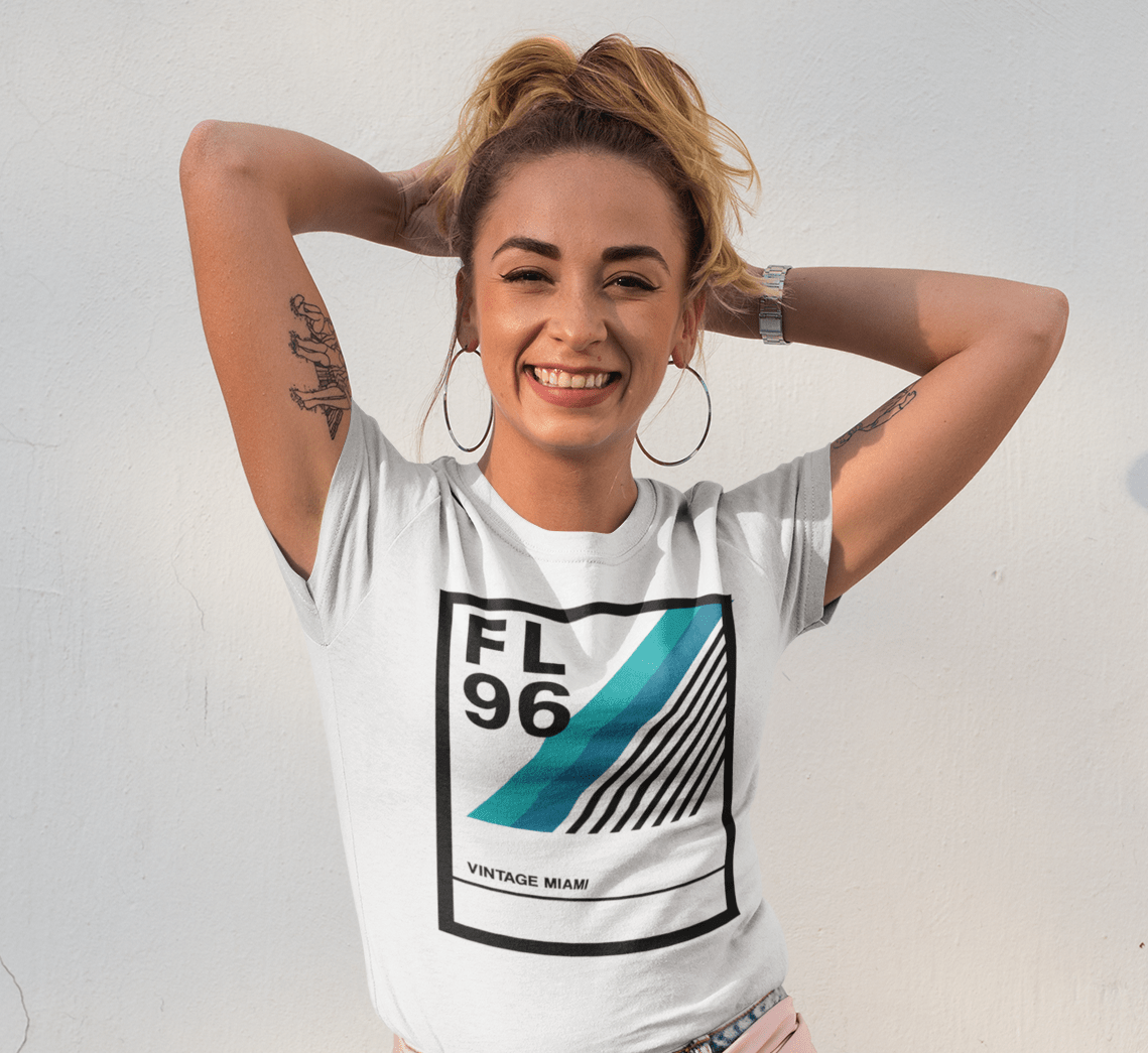 City Shirt Co Vintage Miami T-Shirt