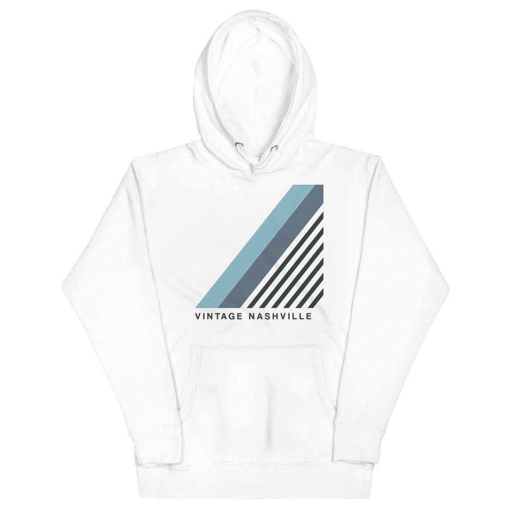 City Shirt Co Vintage Nashville Hoodie White / S